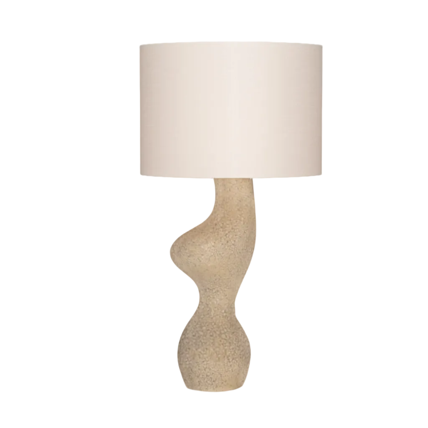 VENUSO Beige Ceramic Table Lamp