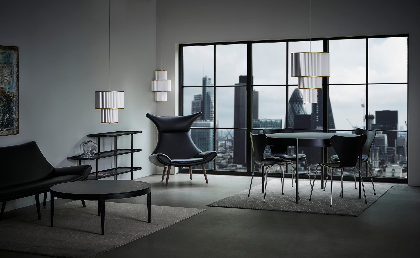 Hanglamp MODEL 110 PLIVELLO wit met goud