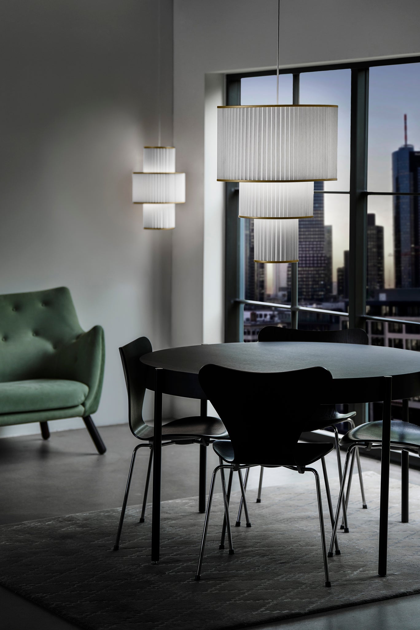 Hanglamp MODEL 111 PLIVELLO wit met goud