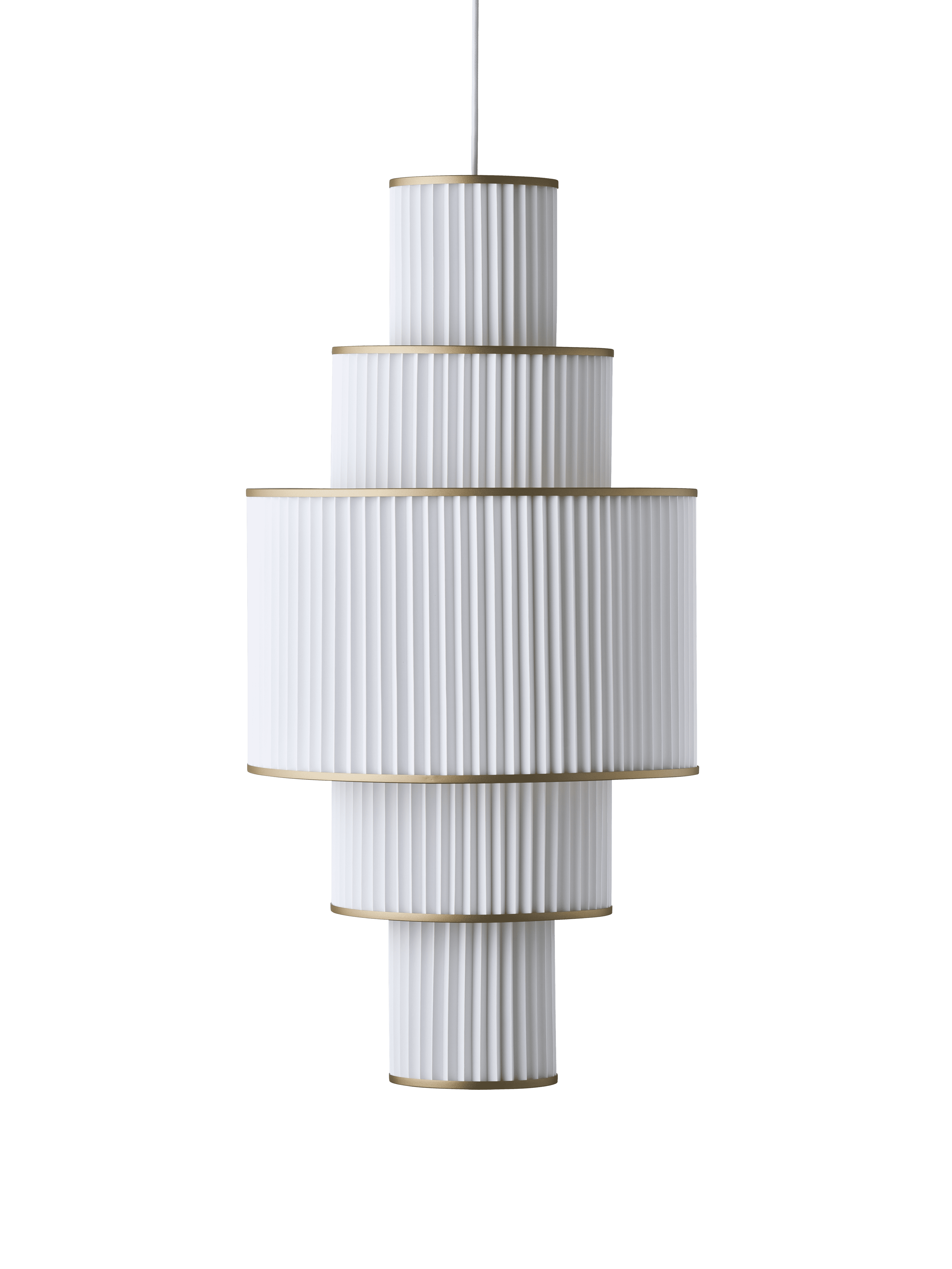 Hanglamp MODEL 113 PLIVELLO wit met goud