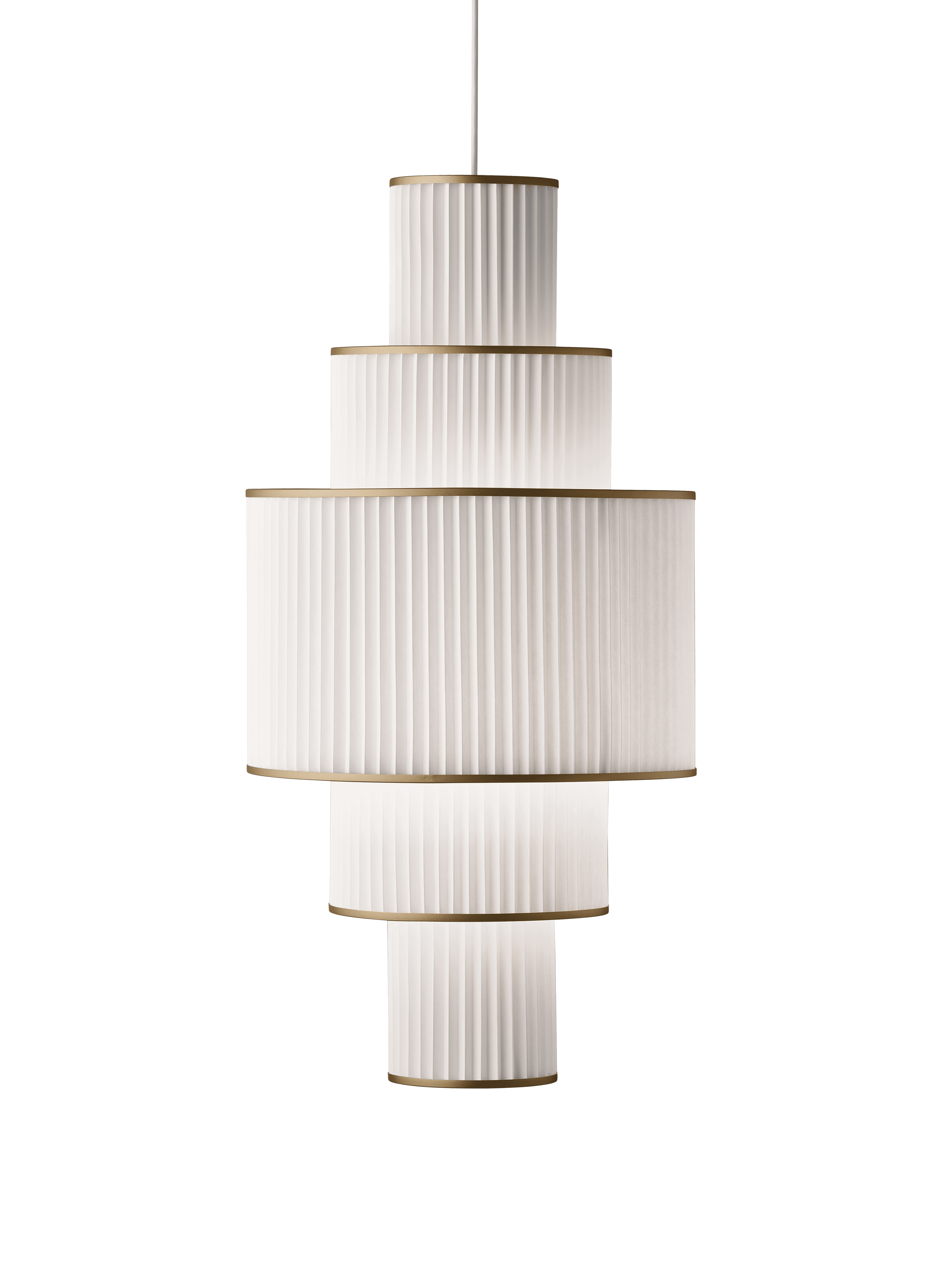 Hanglamp MODEL 113 PLIVELLO wit met goud