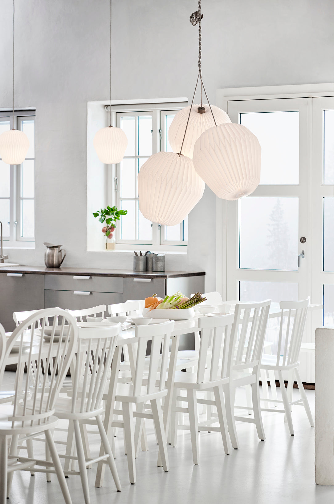 Hanging Lamp MODEL 130 BOUQUET 3 white