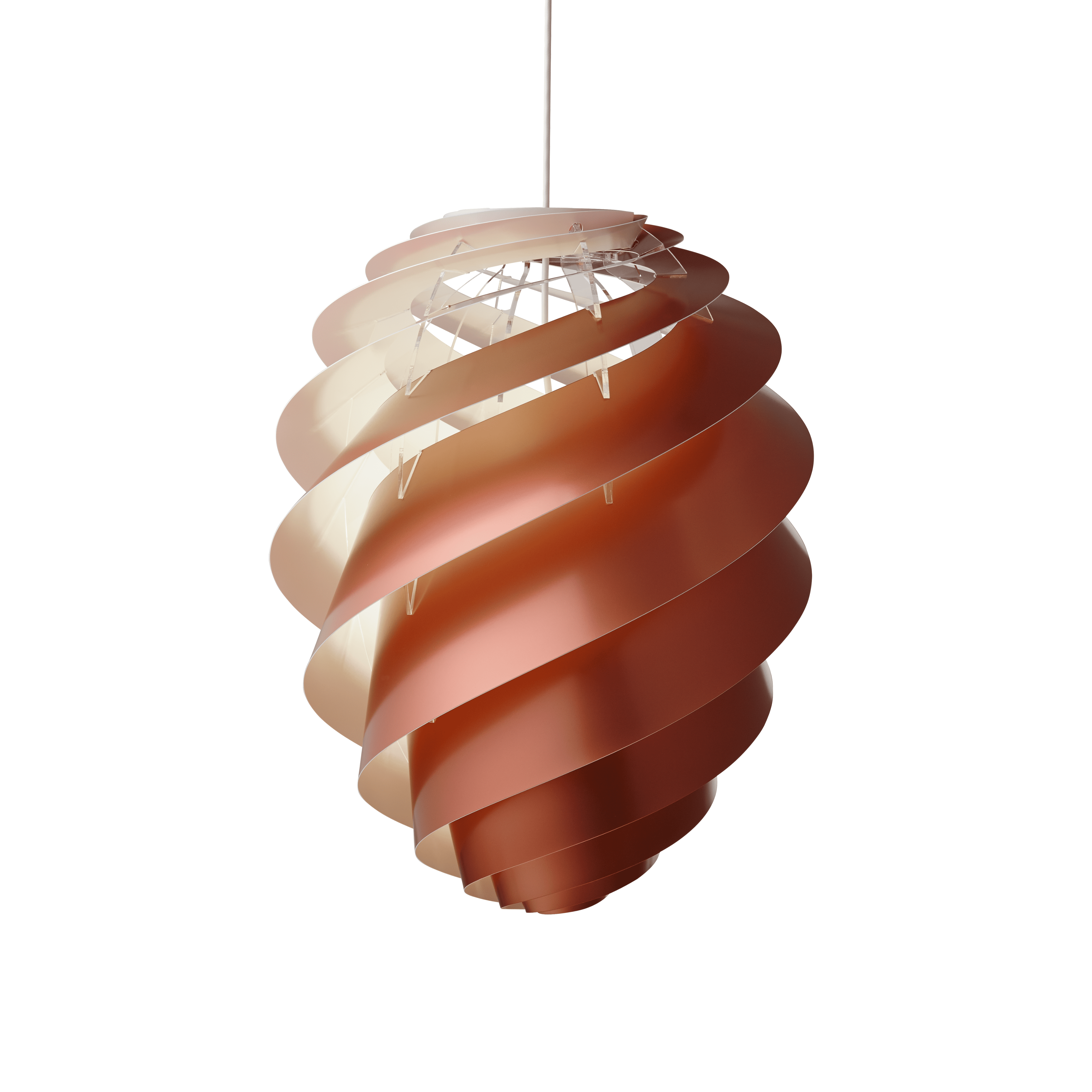 Hanging Lamp MODEL 1312 SWIRL 2 Copper