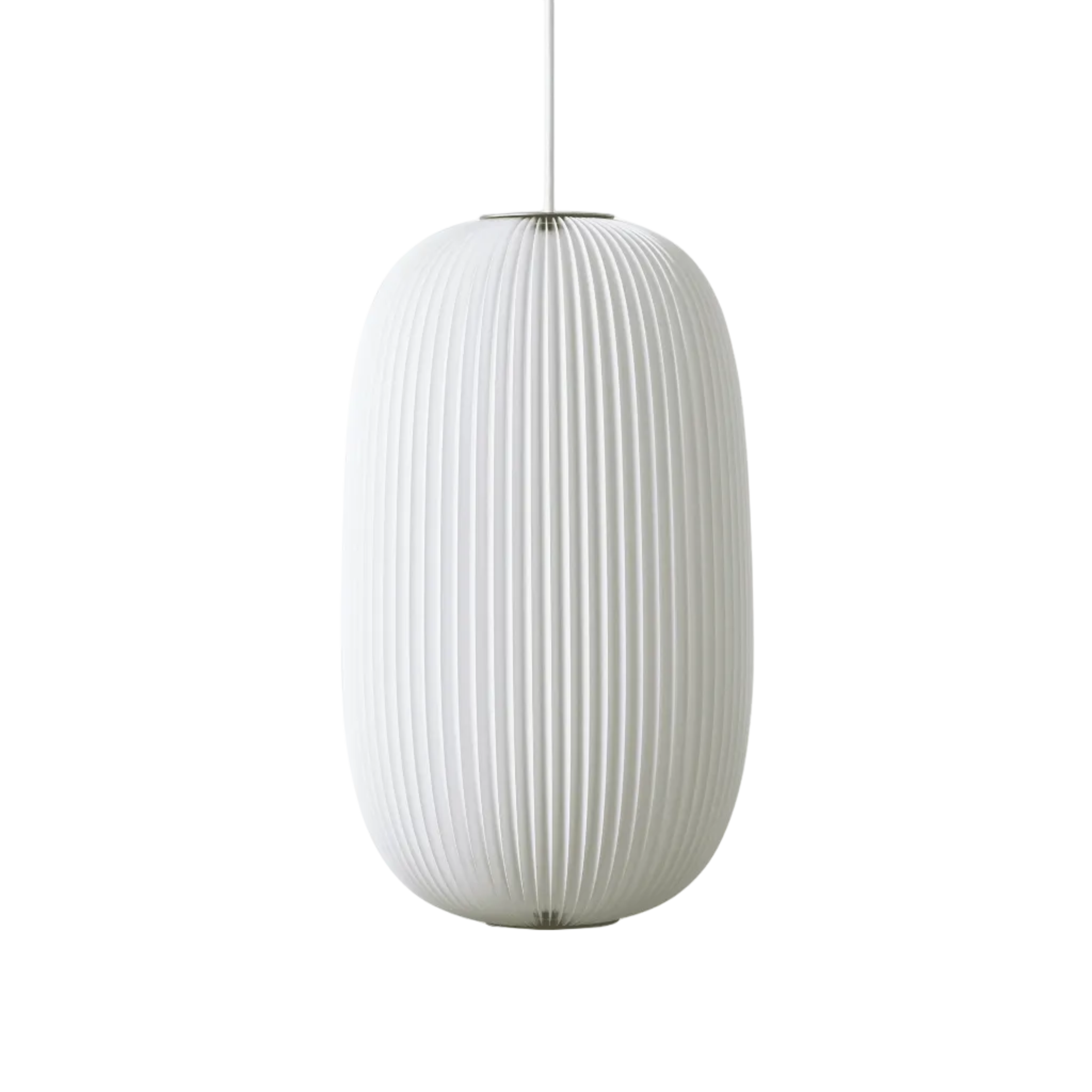 Hanglamp MODEL 133 LAMELLA 2 wit met gouden afwerking