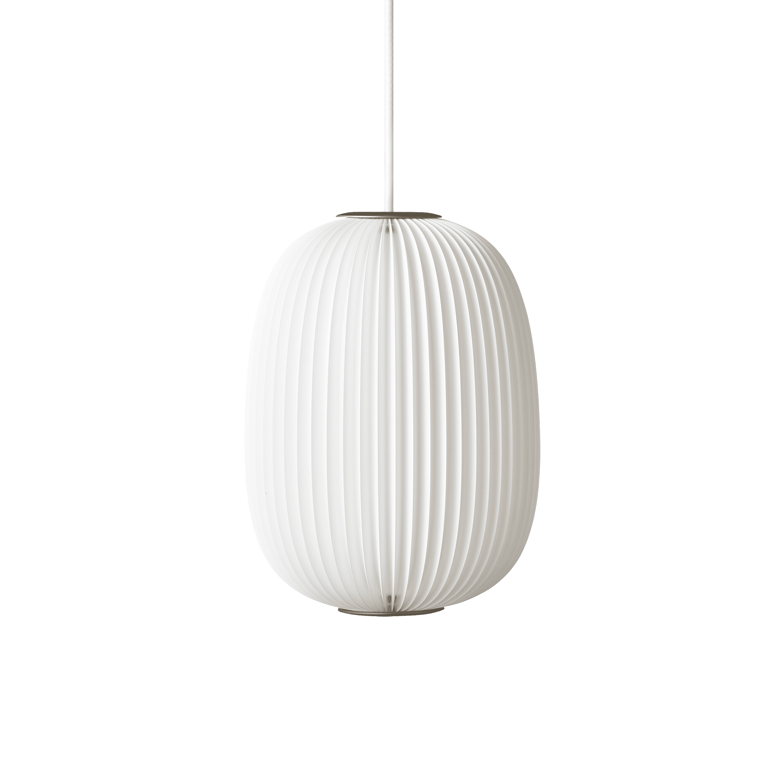 Hanging Lamp MODEL 135 LAMELLA 4 white with gold detail