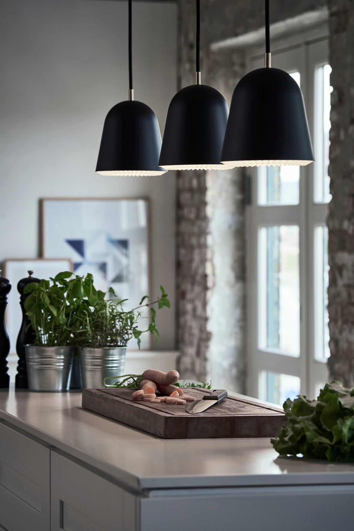 Pendelleuchte MODELL 155 CACHÉ schwarz