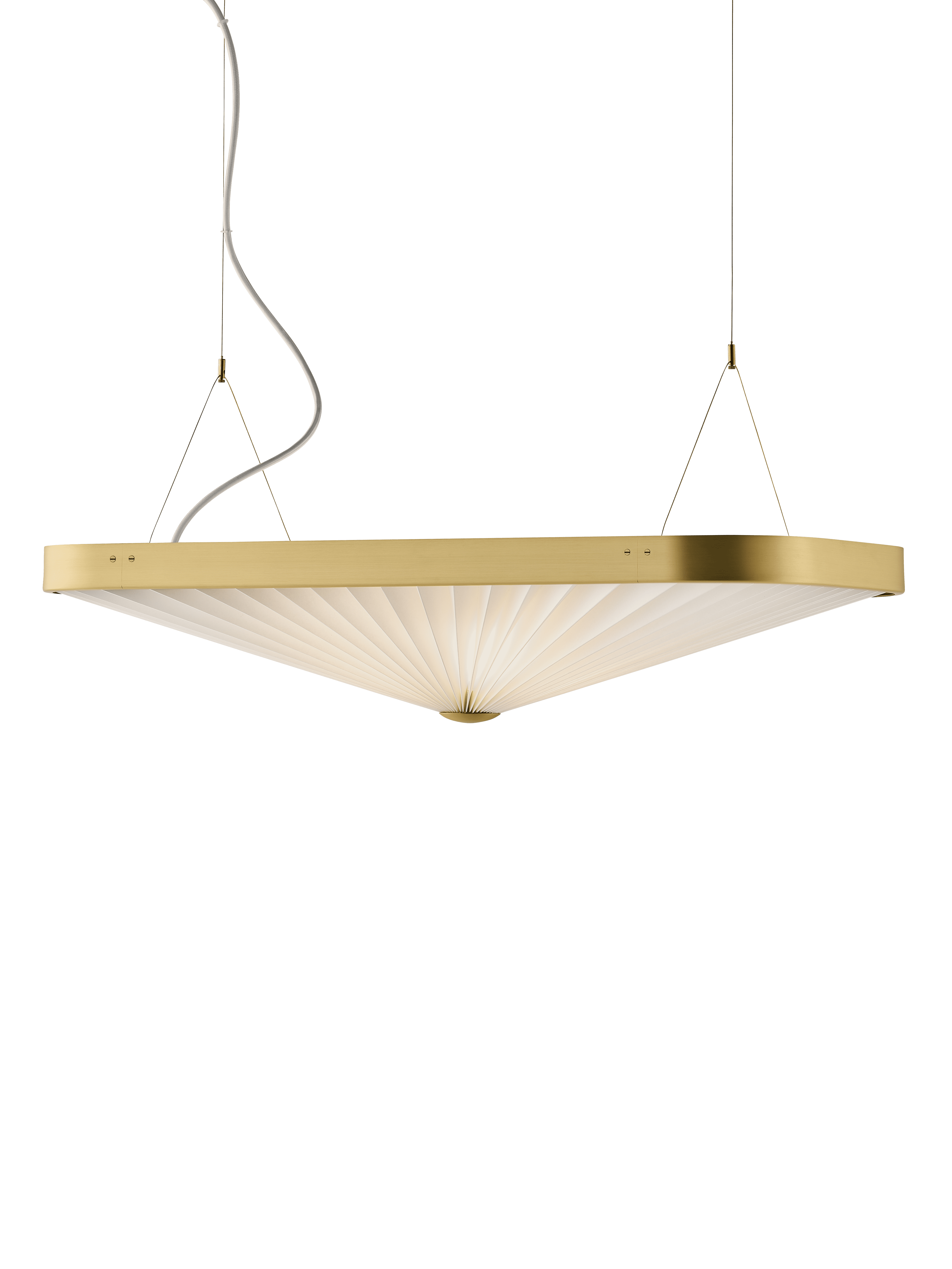 Hanglamp MODEL 197 CELINE wit met goud