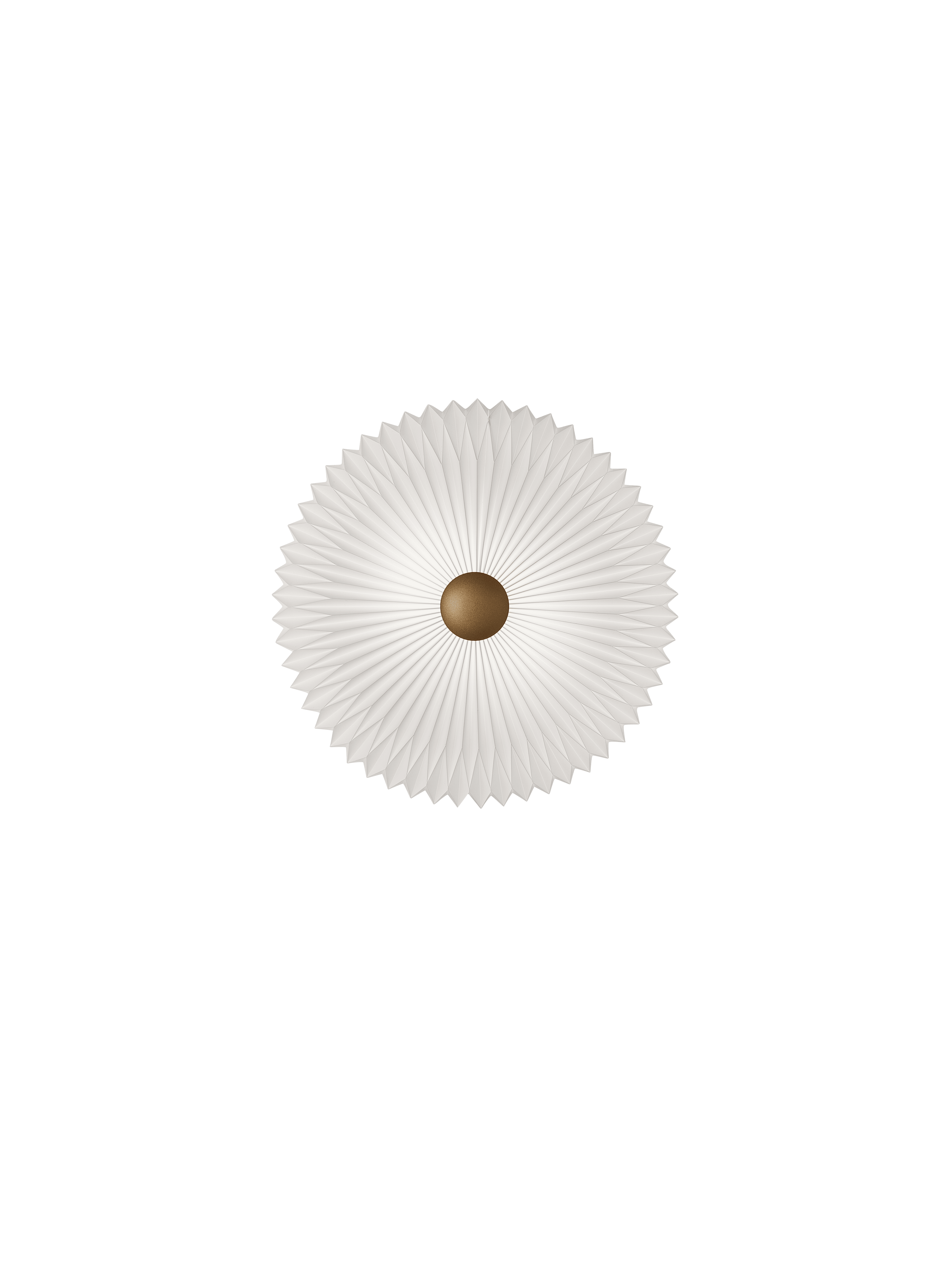 Wandleuchte MODELL 23 weiß mit Gold