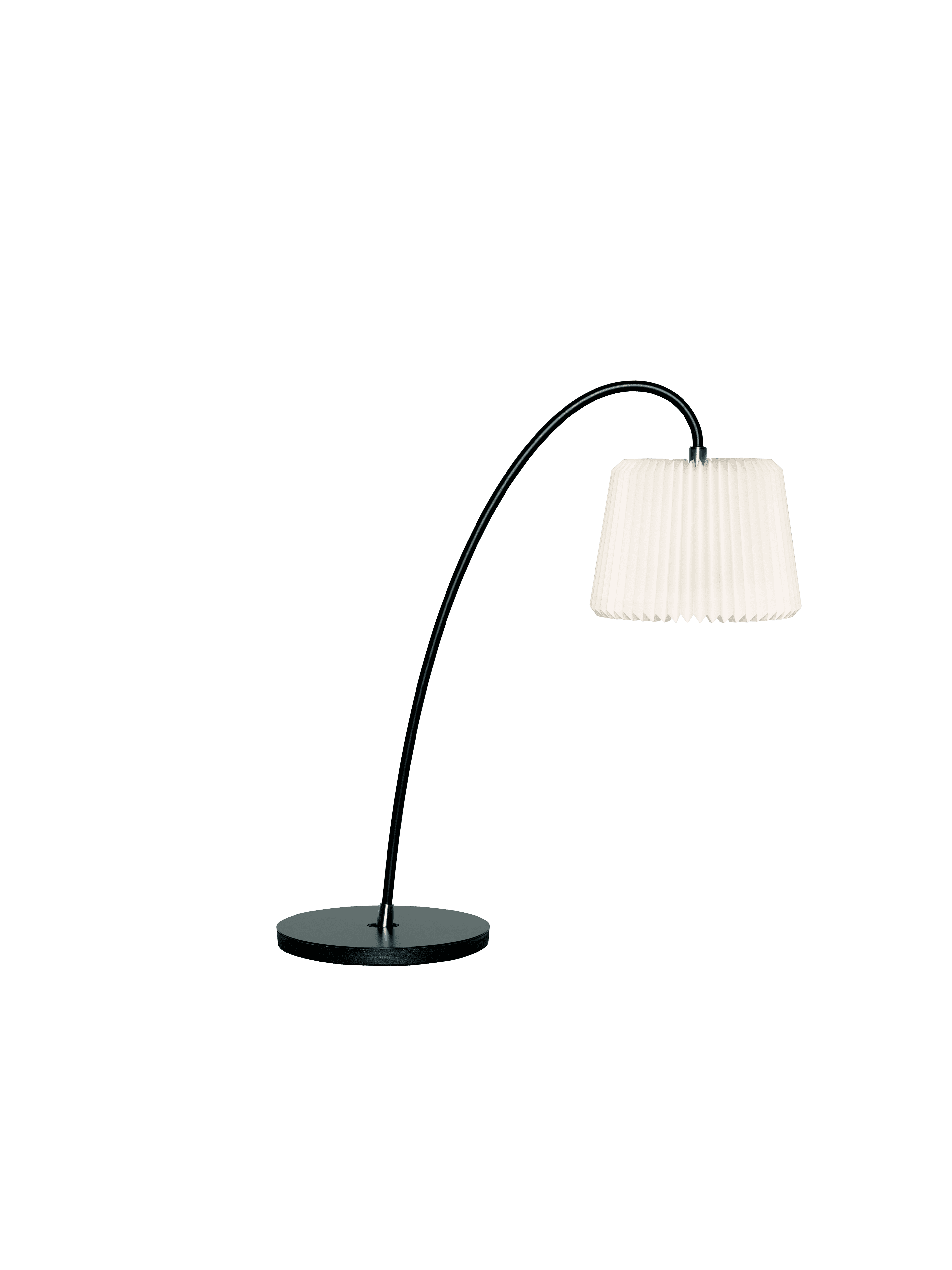 Table lamp MODEL 320 white with black base