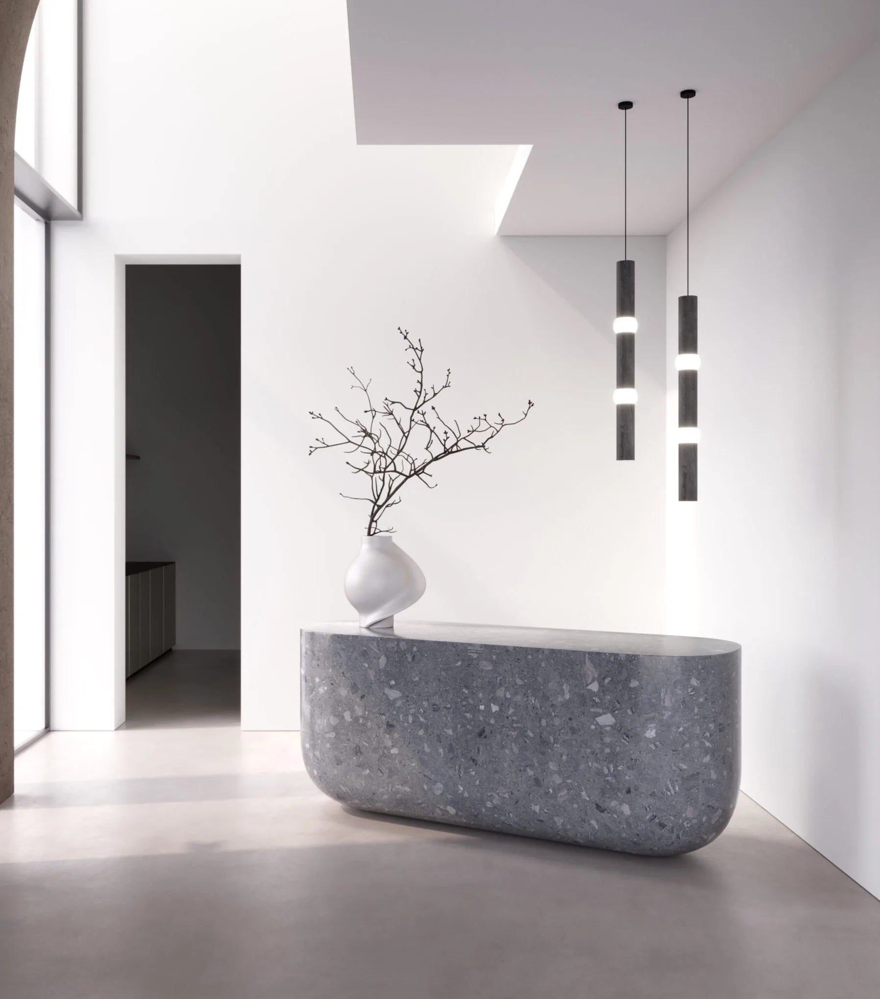 Hanglamp LIGHTBONE zwart eiken