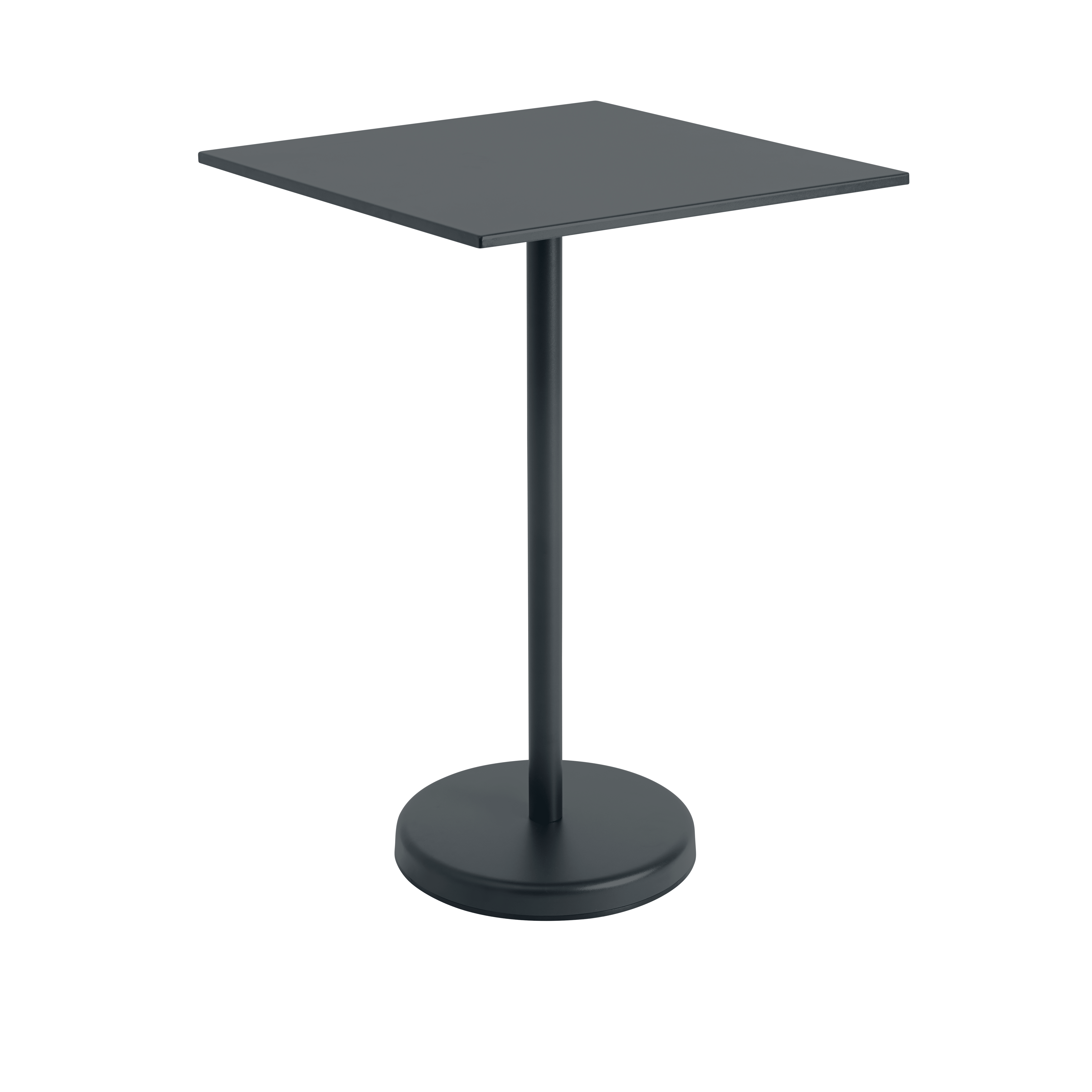 Buitenbar tafel LINEAR zwart staal