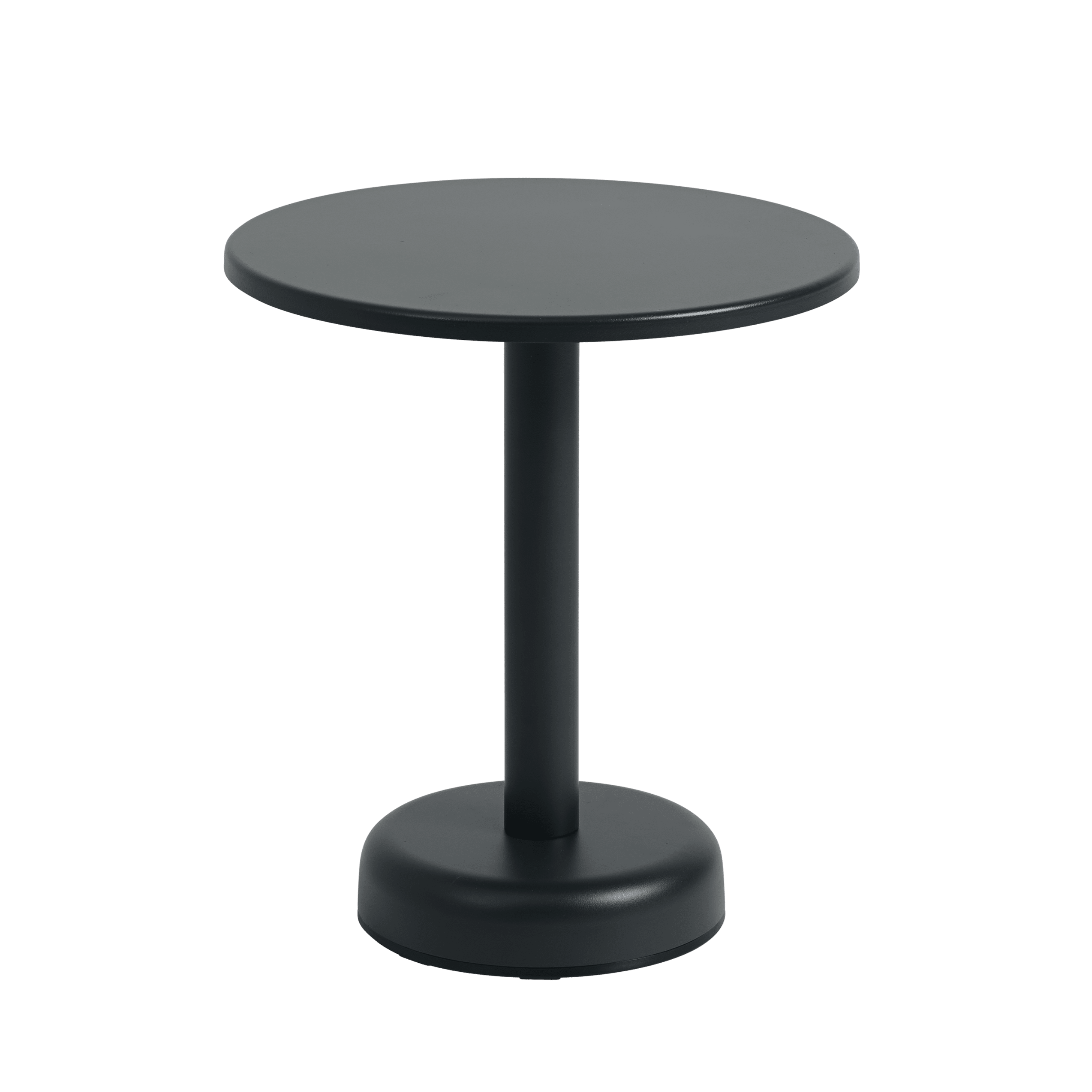Buiten zijtafel LINEAR zwart staal
