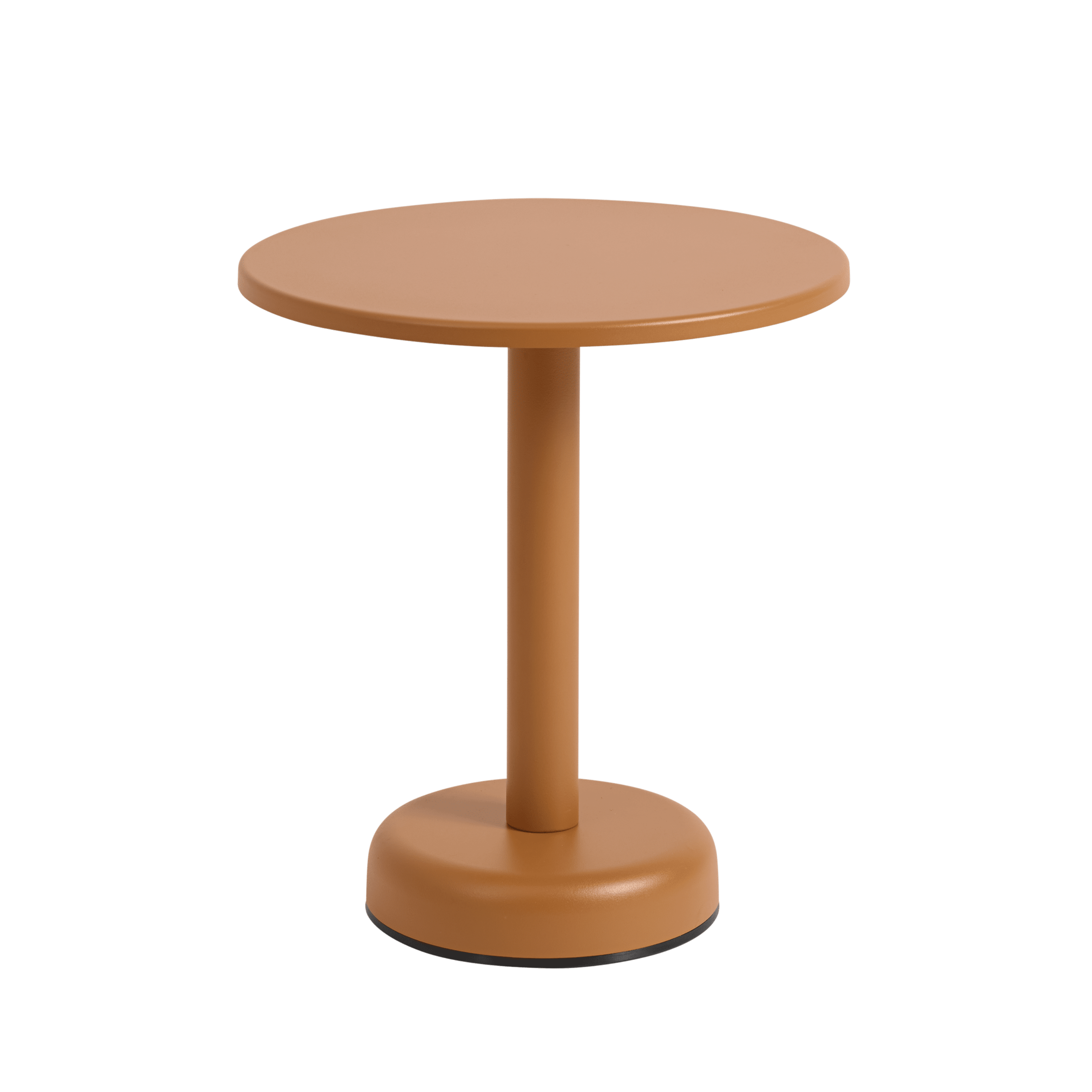 Buiten zijtafel LINEAR oranje staal
