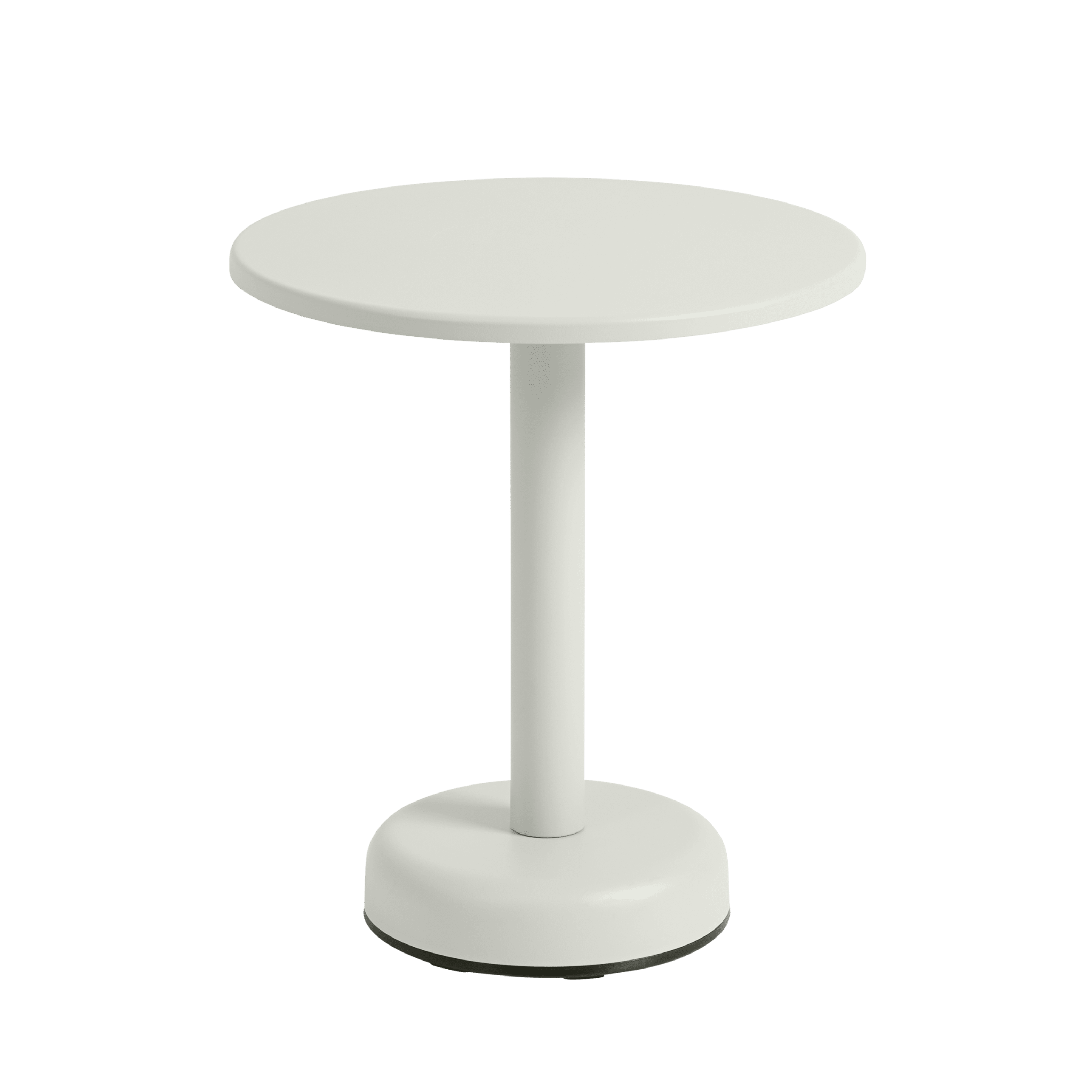 Buiten zijtafel LINEAR grijs staal