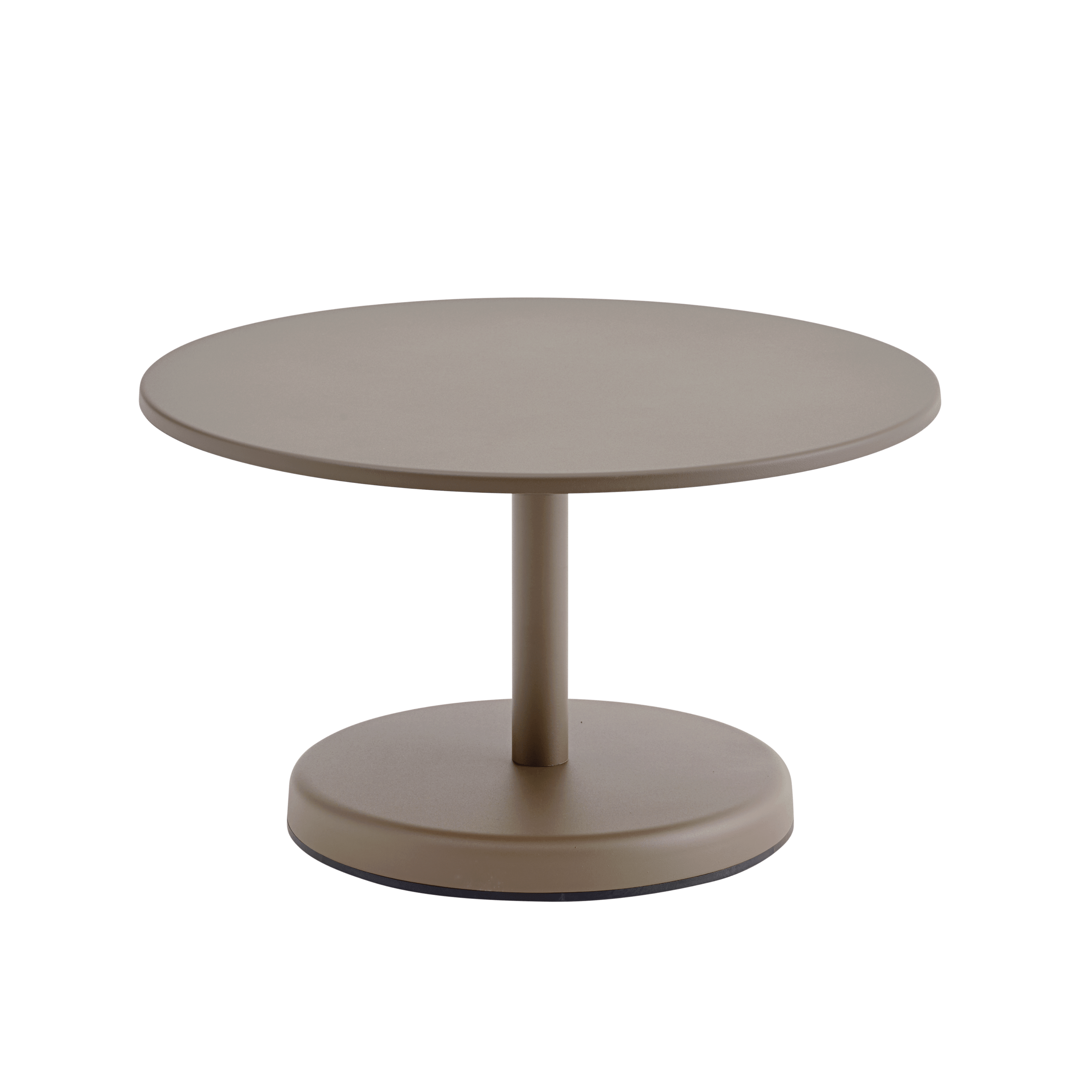 Buiten salontafel LINEAR taupe staal