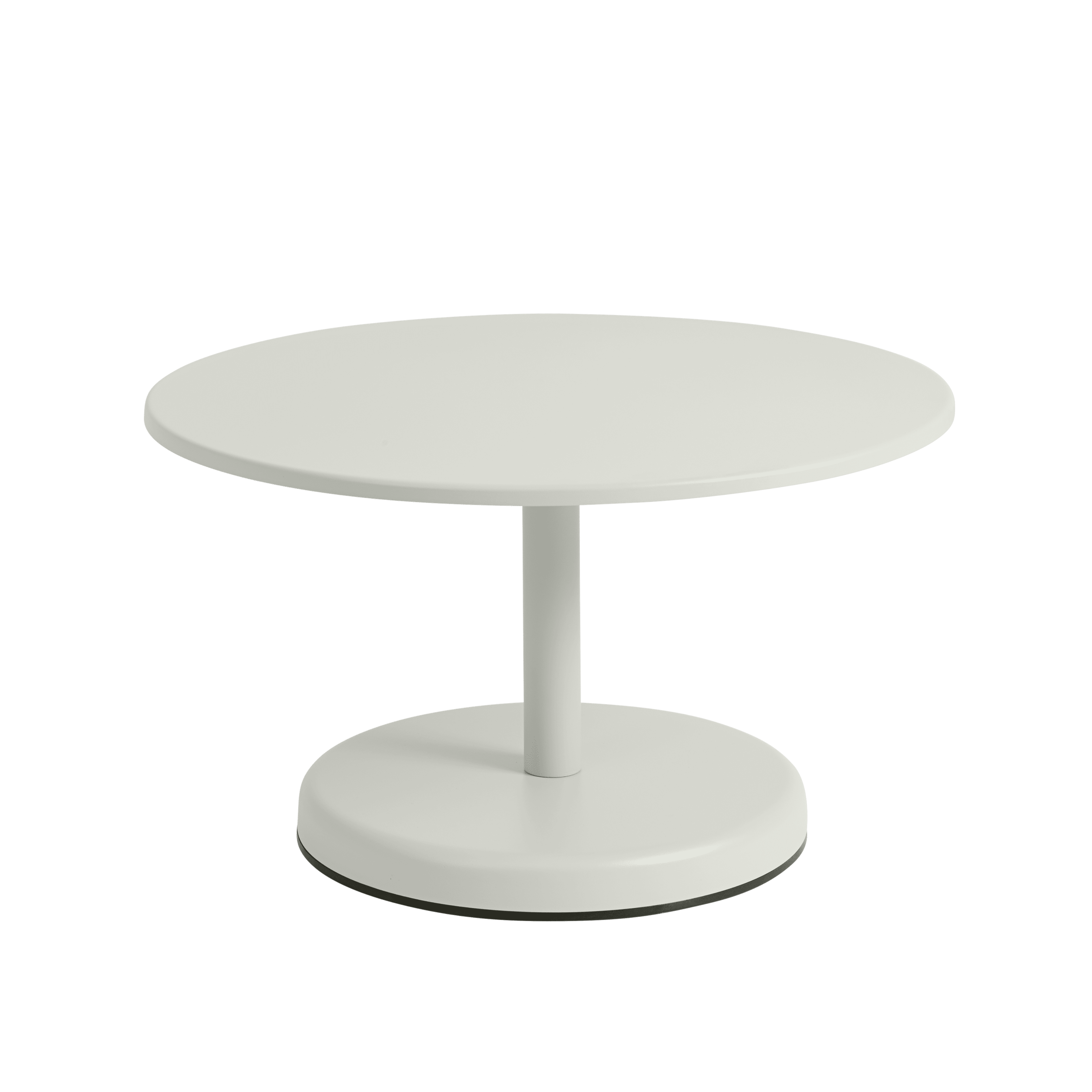 Buiten koffie tafel LINEAR grijs staal