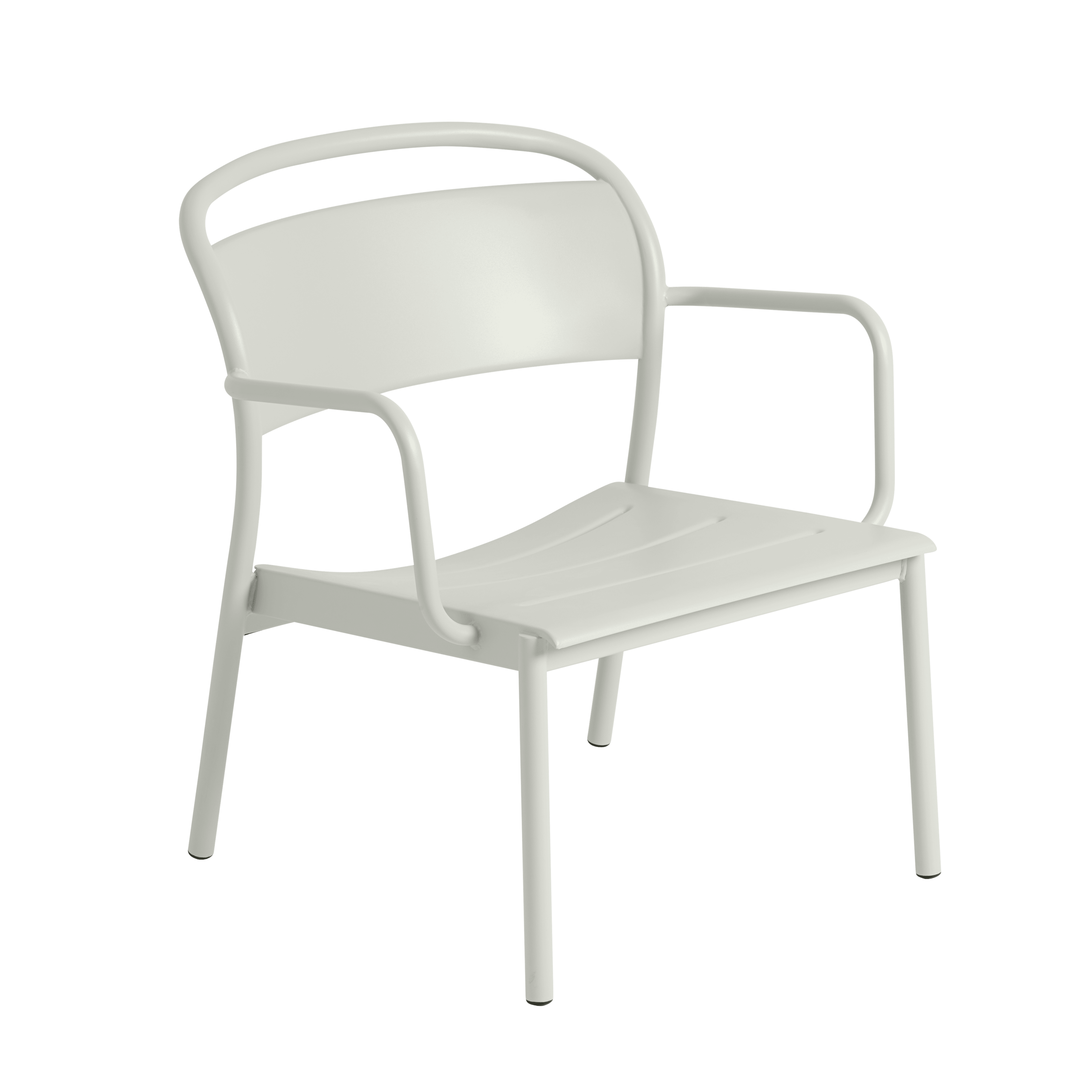 Buitenfauteuil LINEAR grijs staal