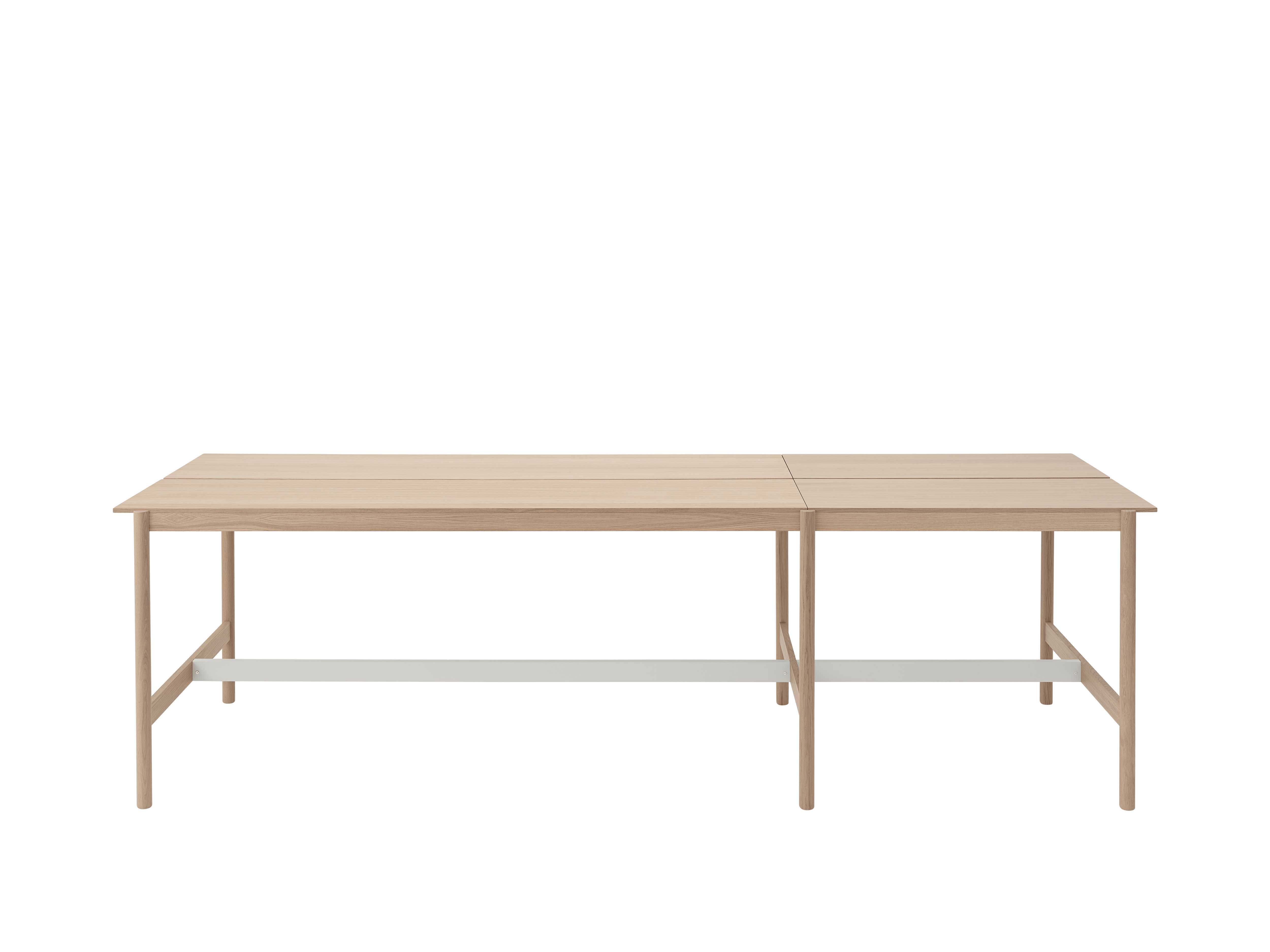Bureau tafel LINEAR SYSTEM HIGH - CONFIGURATIE 1 eikenfineer