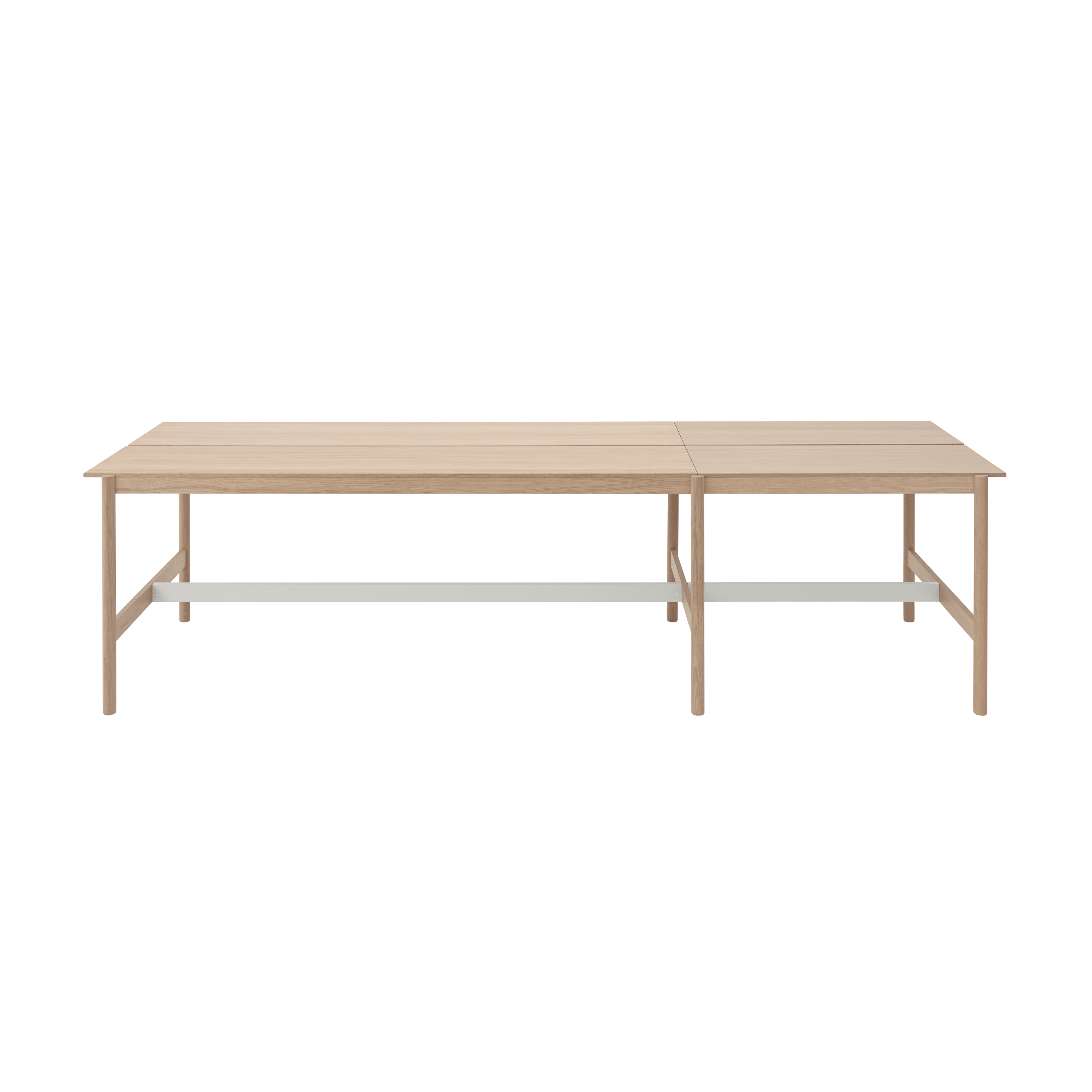 Bureau tafel LINEAR SYSTEM HIGH - CONFIGURATIE 1 eikenfineer