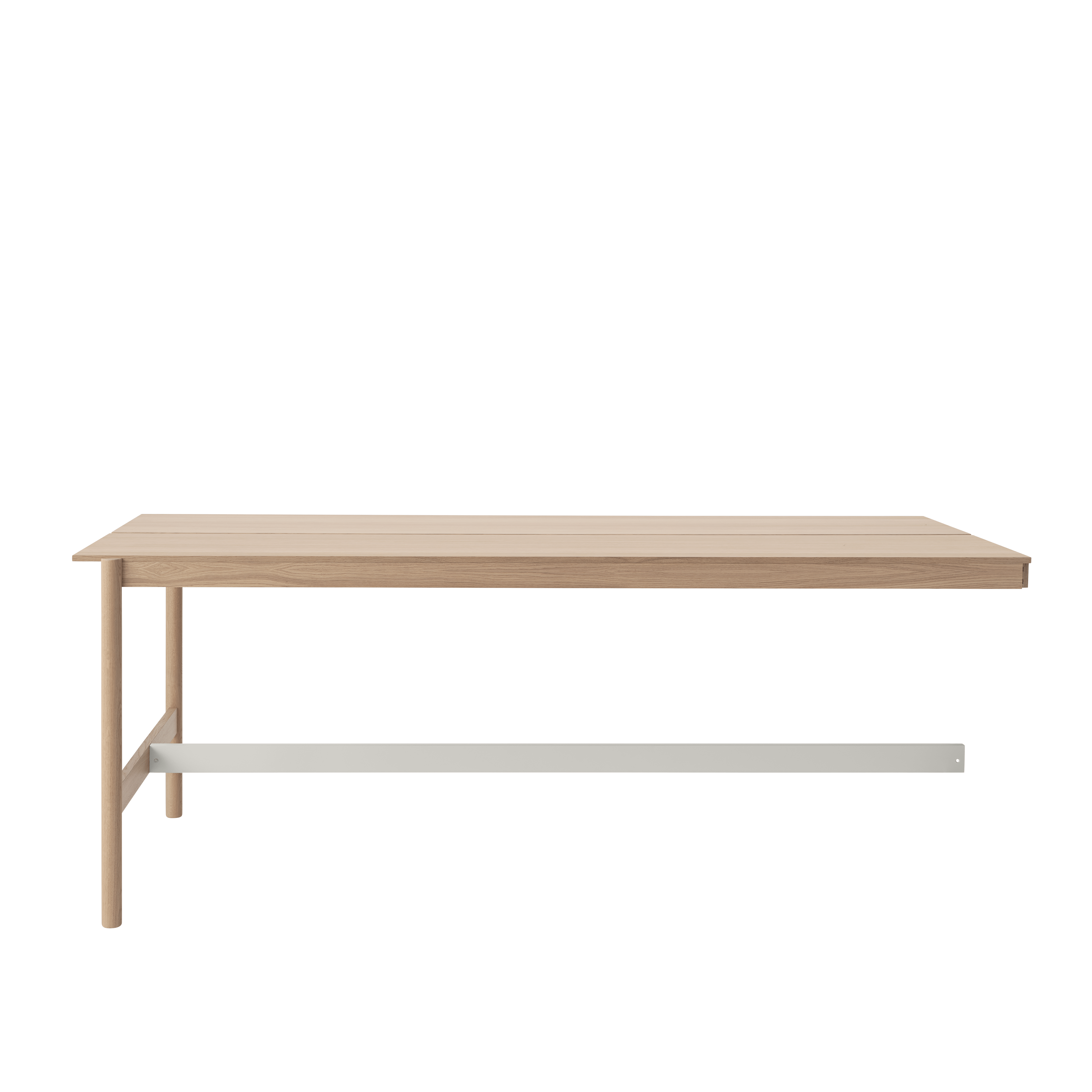 Bureau tafel LINEAR SYSTEM HIGH - CONFIGURATIE 1 eikenfineer