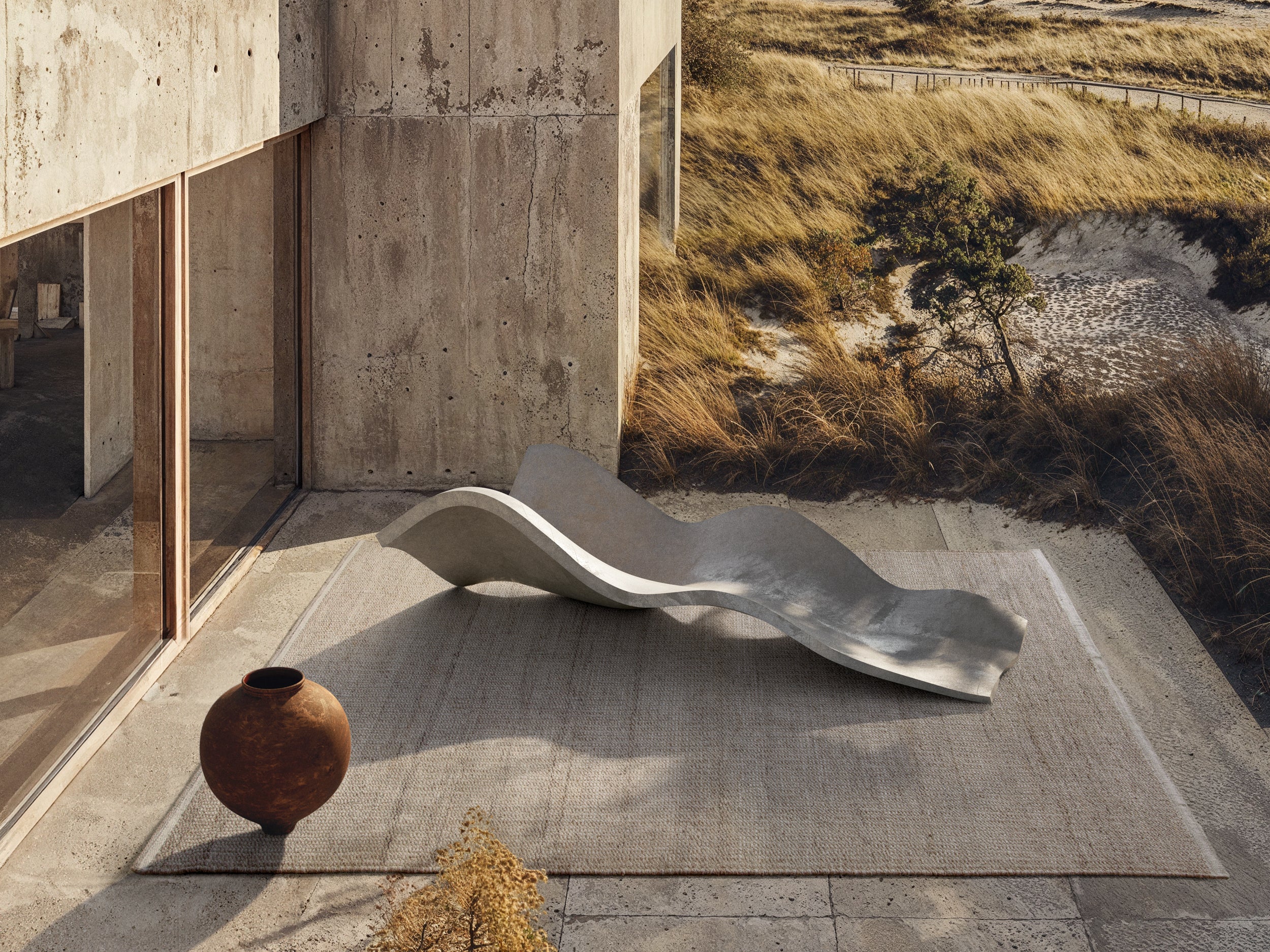 ADONIC MIST taupe rug