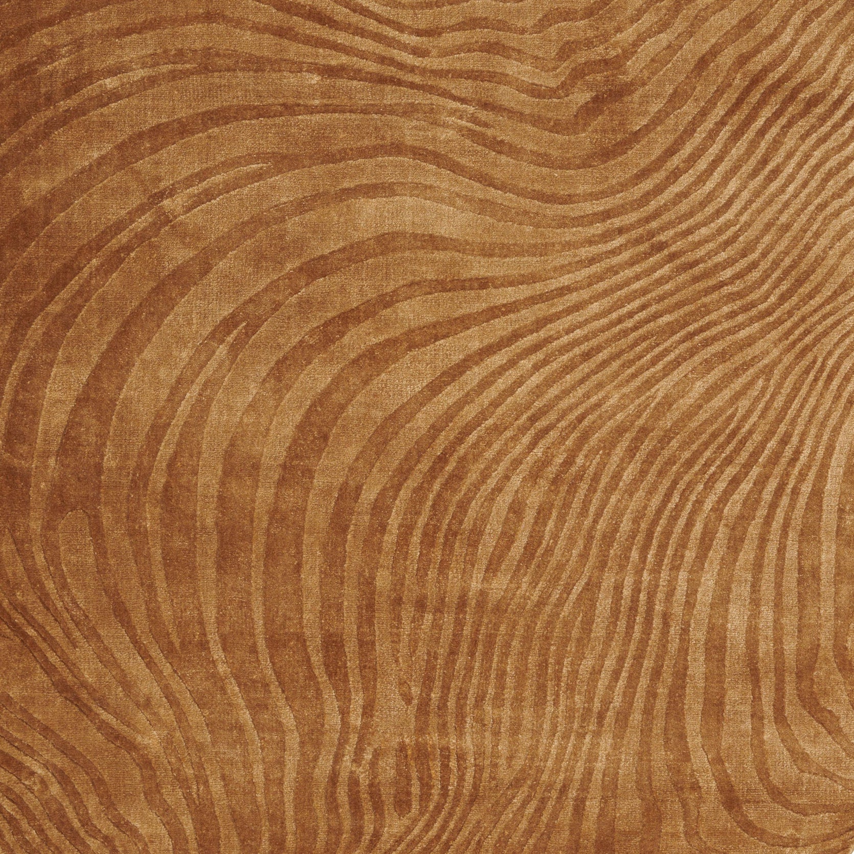 Ovale ANONG Vloerkleed - OCHRE roestbruin