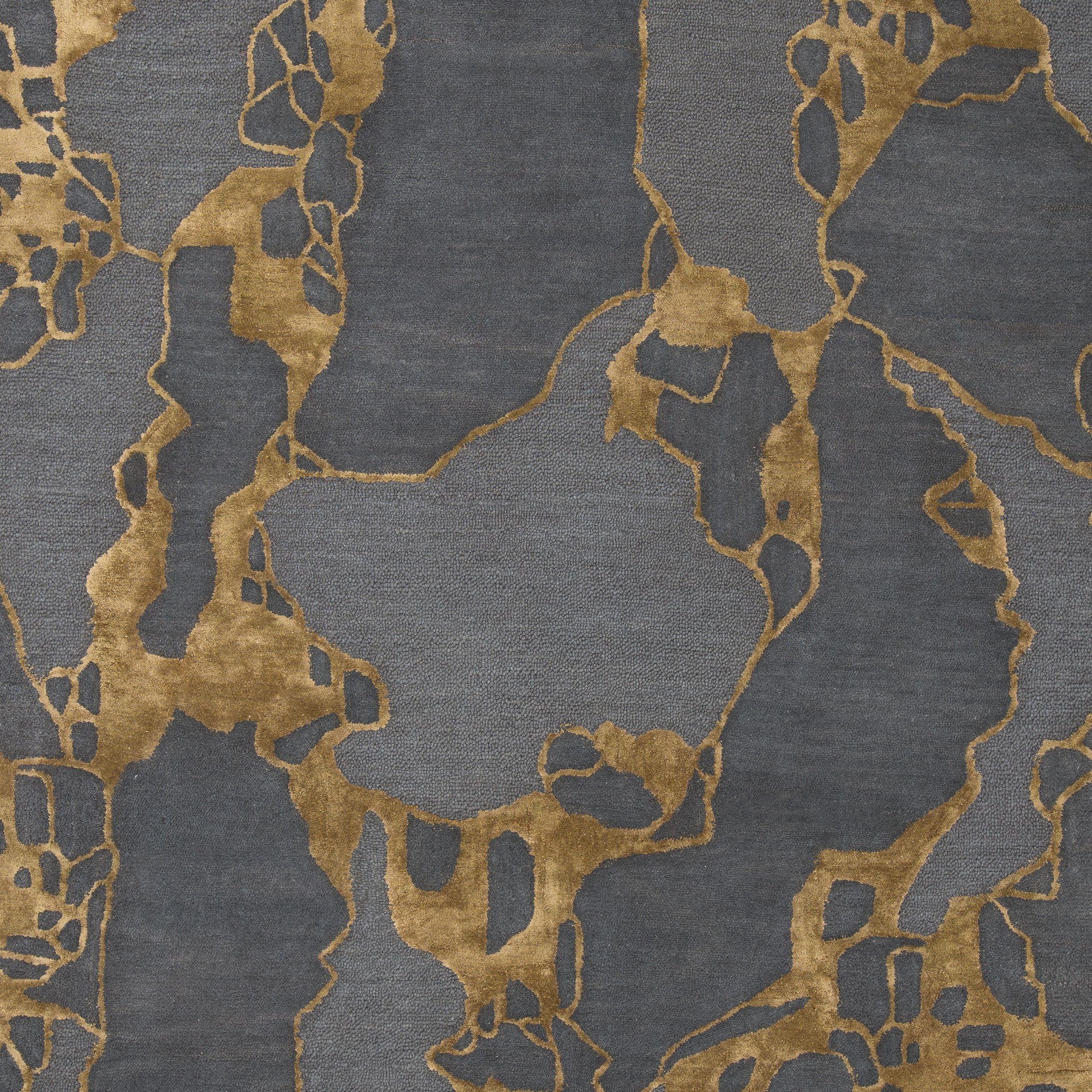 ARCO gray rug with ochre