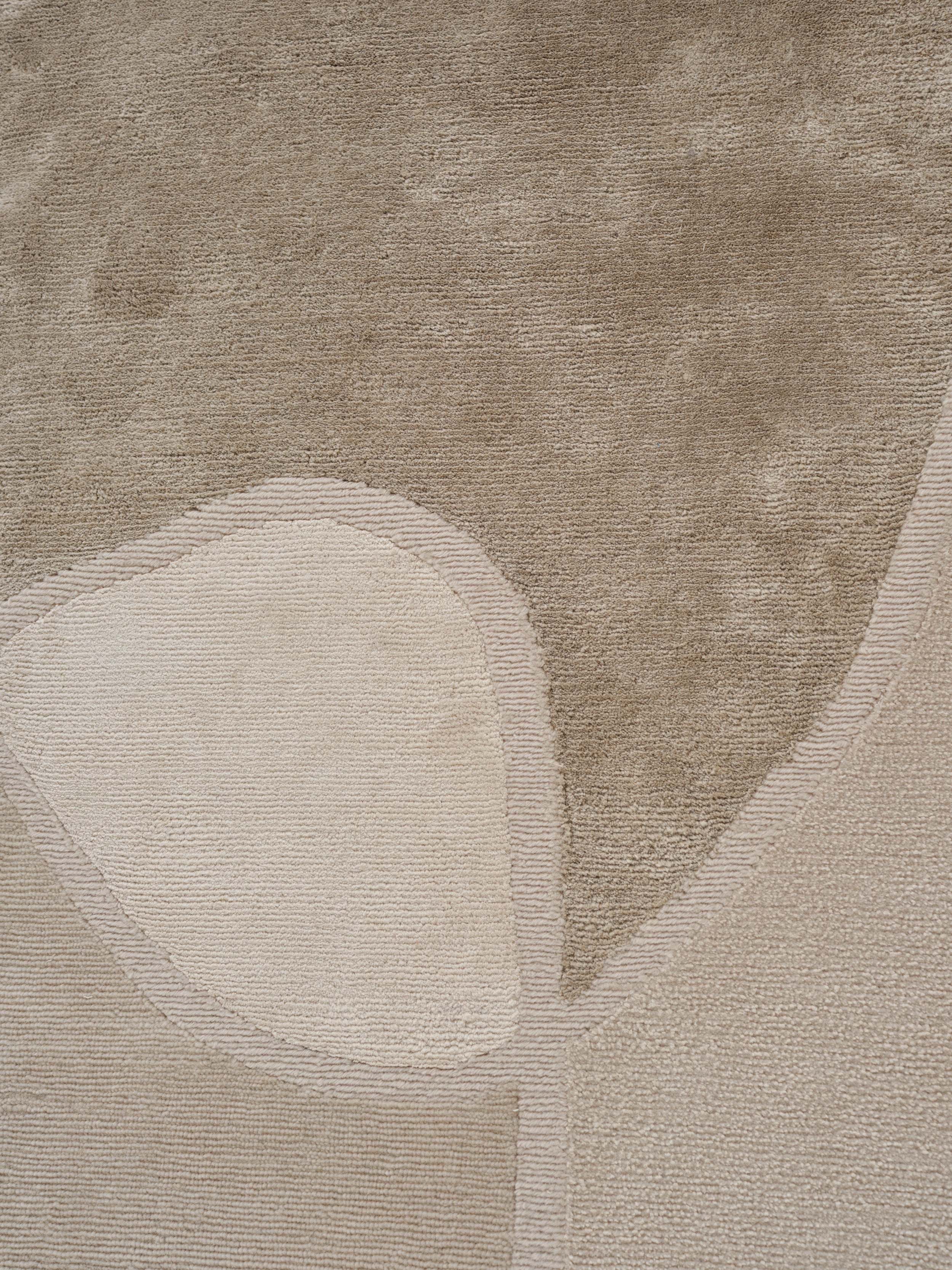 Dekorativer Teppich AWRY FRAME beige