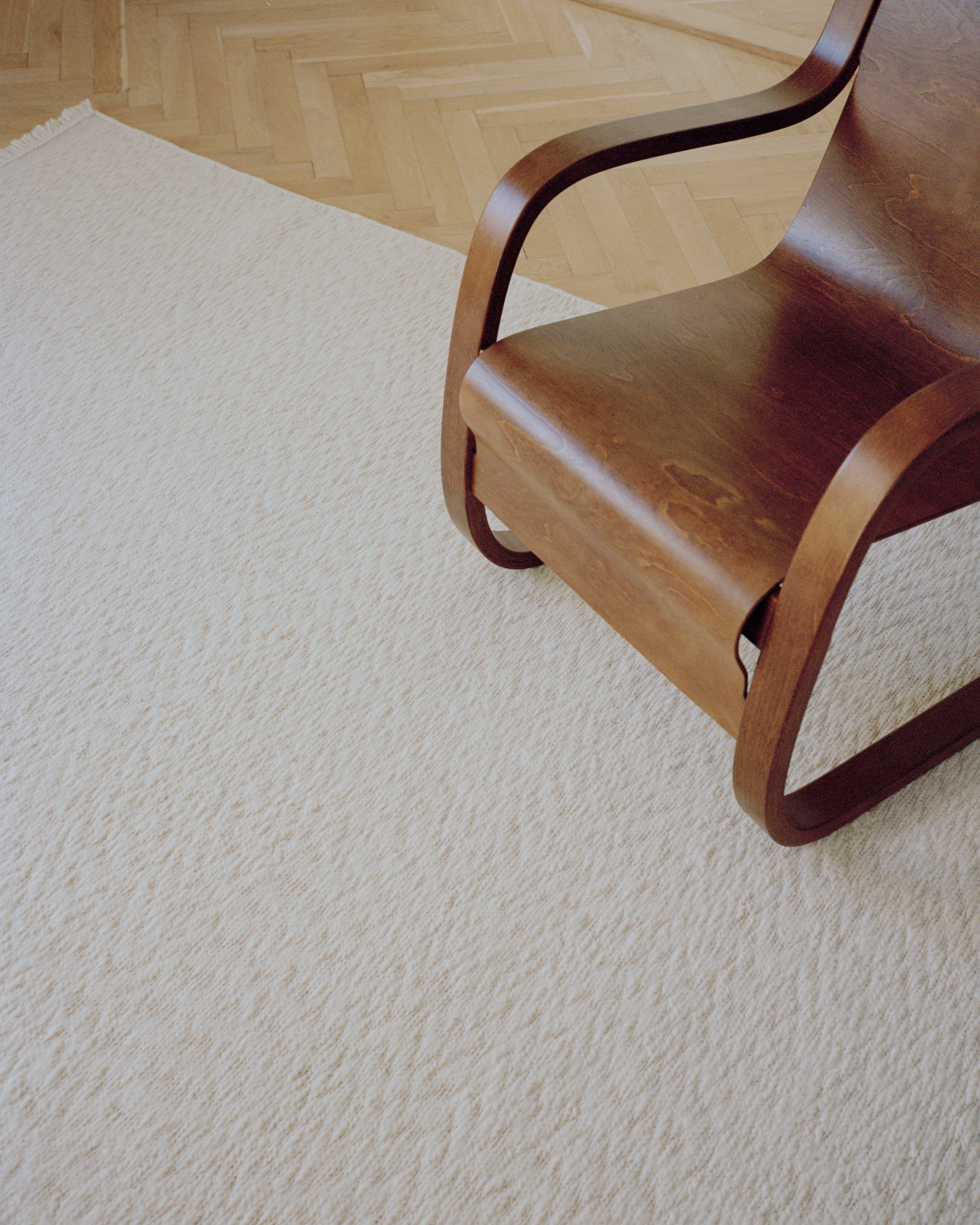 Teppich BLONDE MAZE gebrochenes Weiß