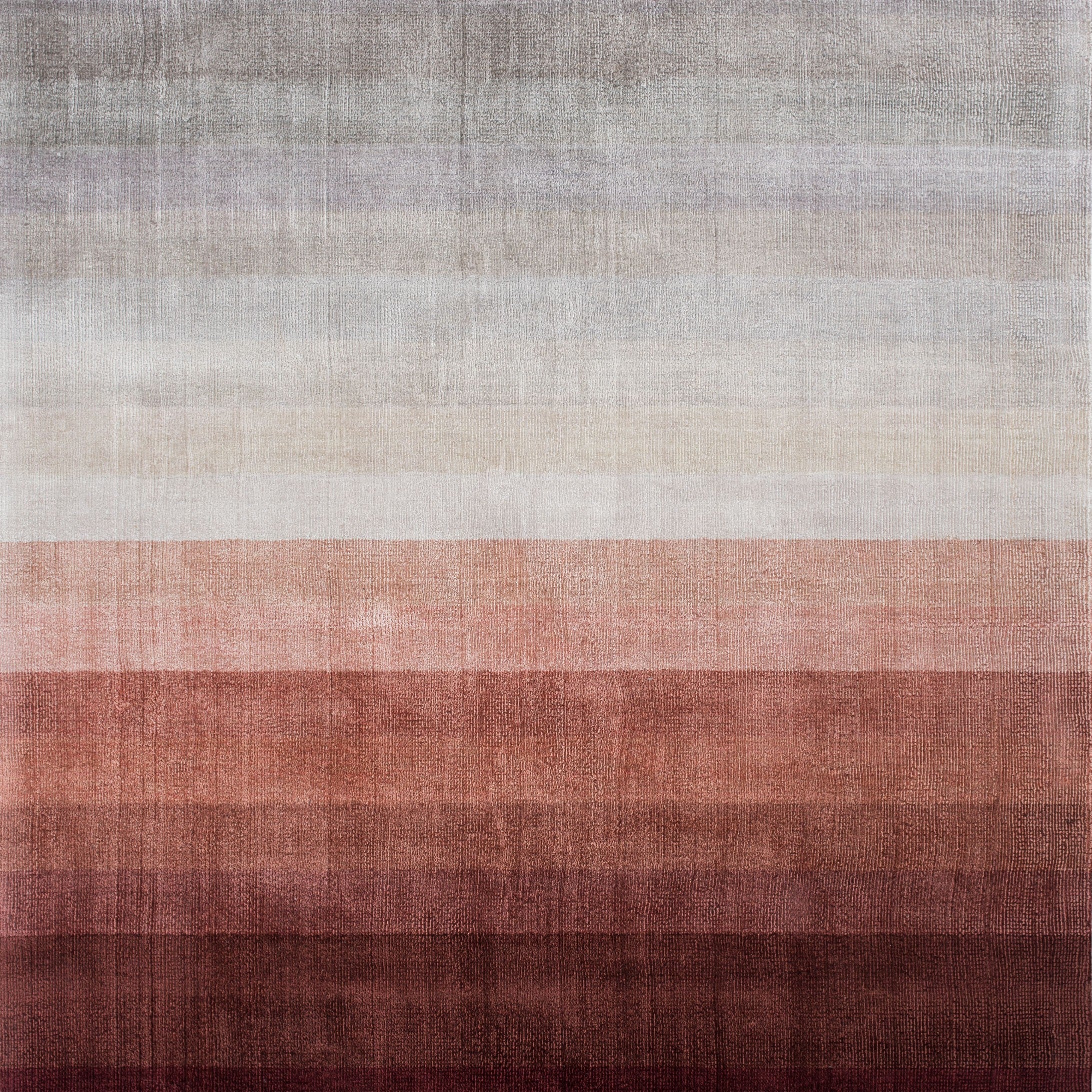 Teppich KOMBINIERUNG - PEACH pfirsichfarben mit Grau