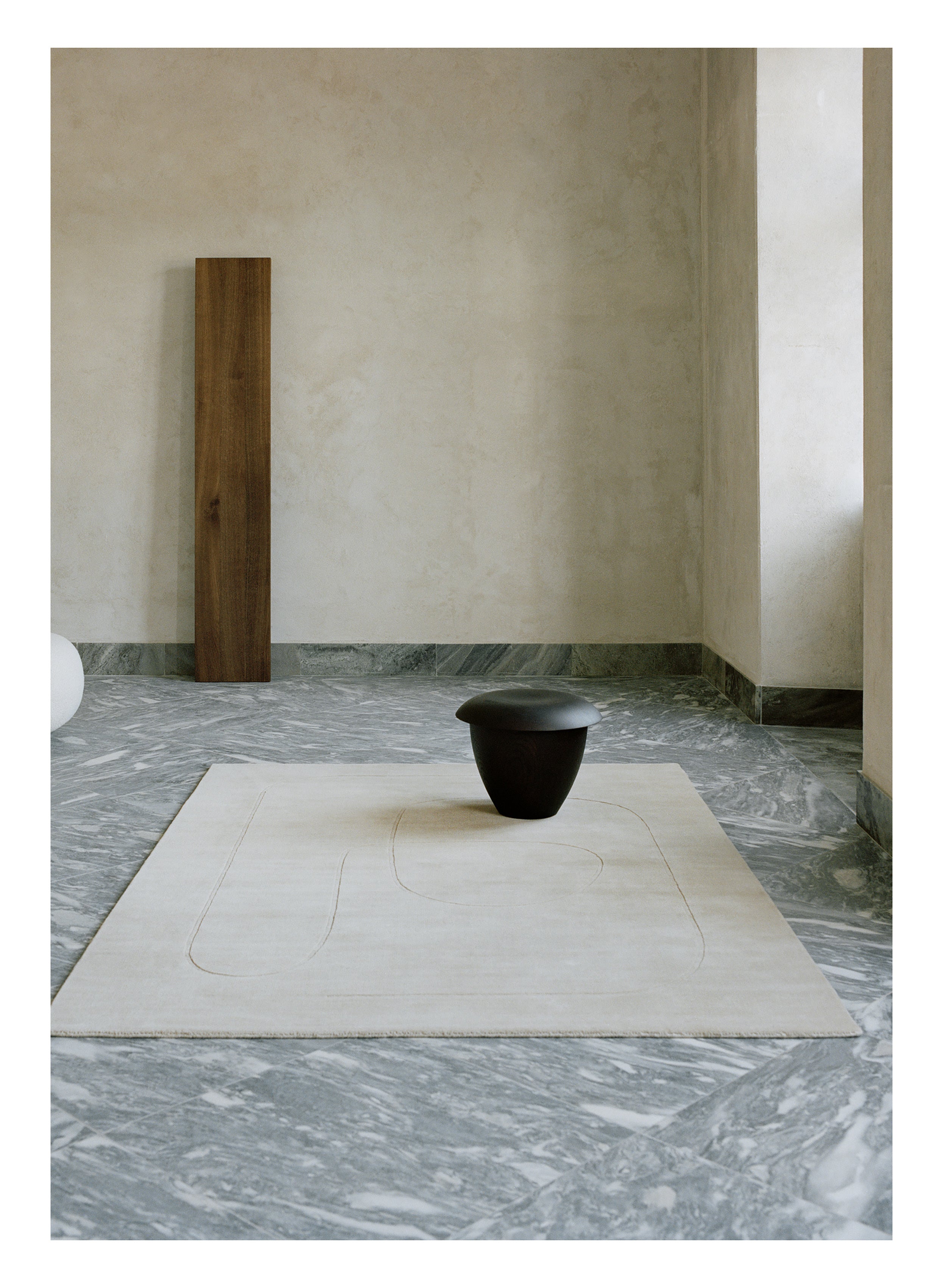 Kursive Expanse Beige Teppich