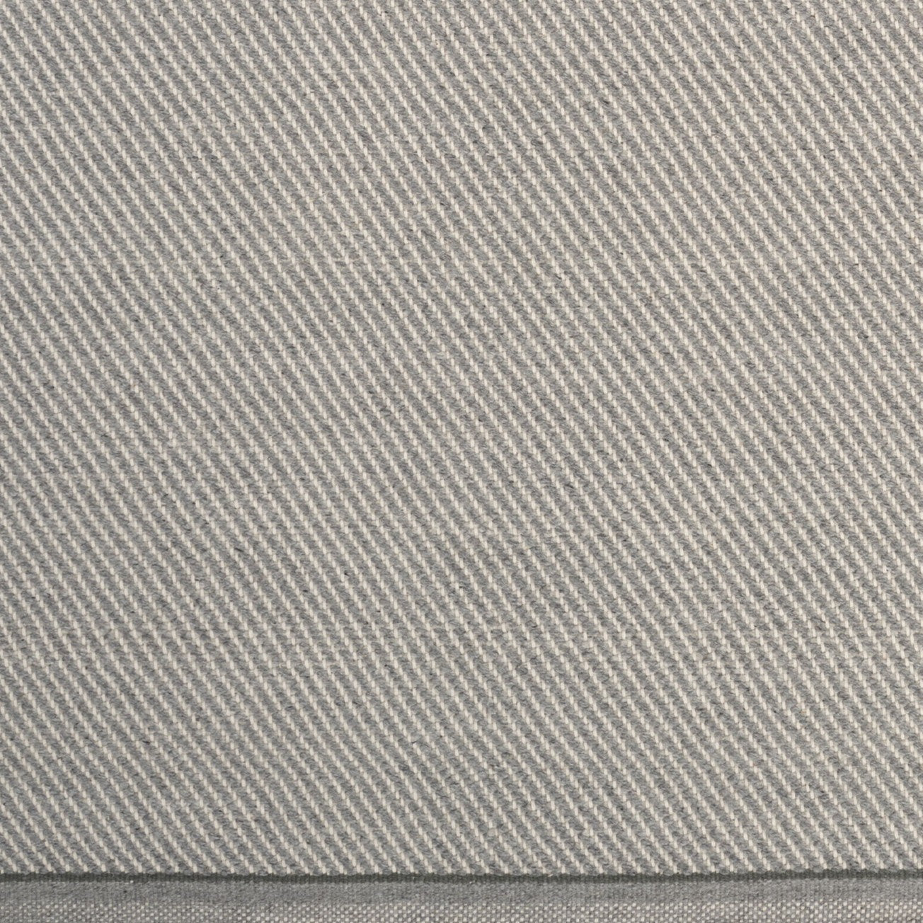 Teppich DAWN LIGHT grau mit grünem Streifen