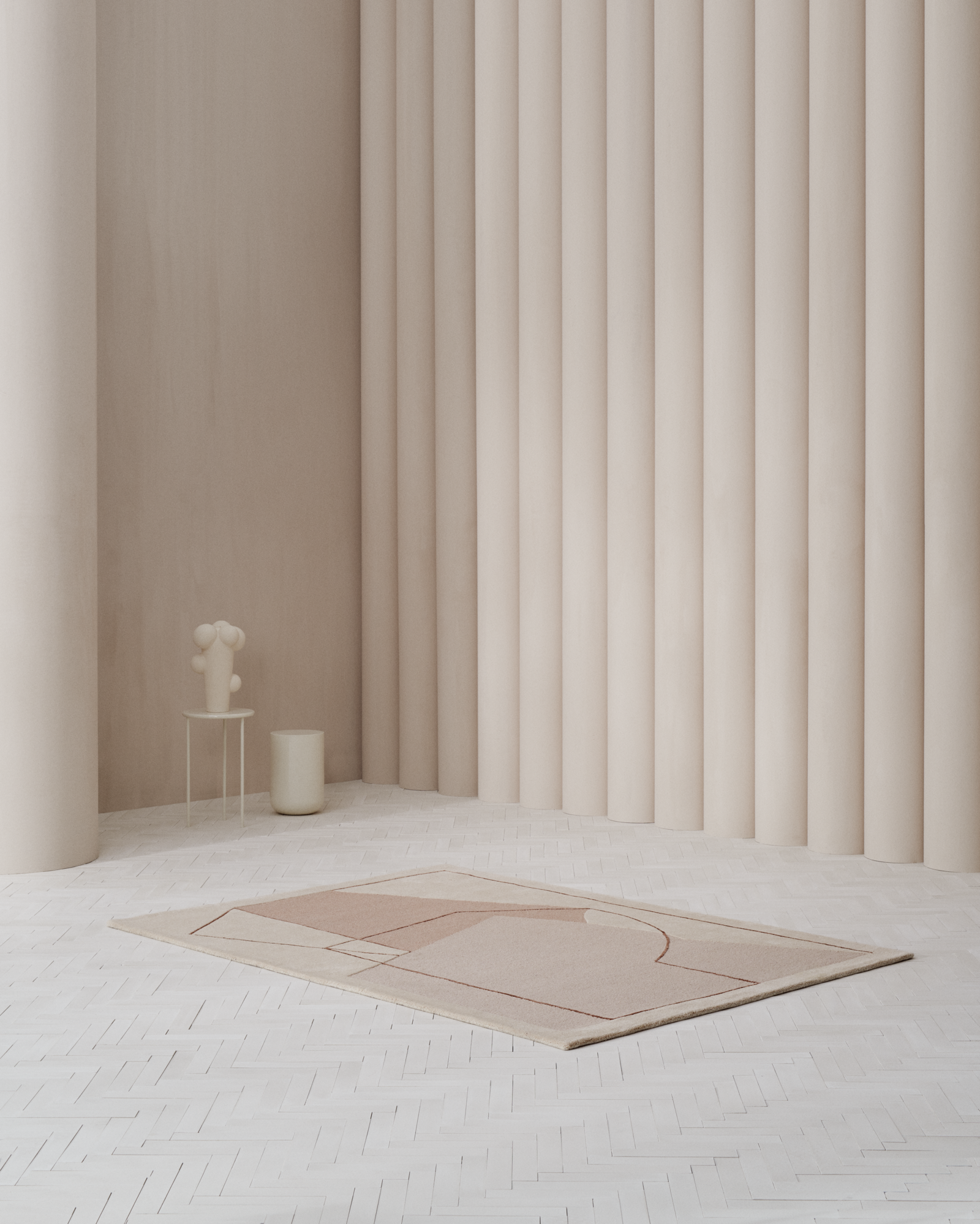 Vloerkleed FURBO roze