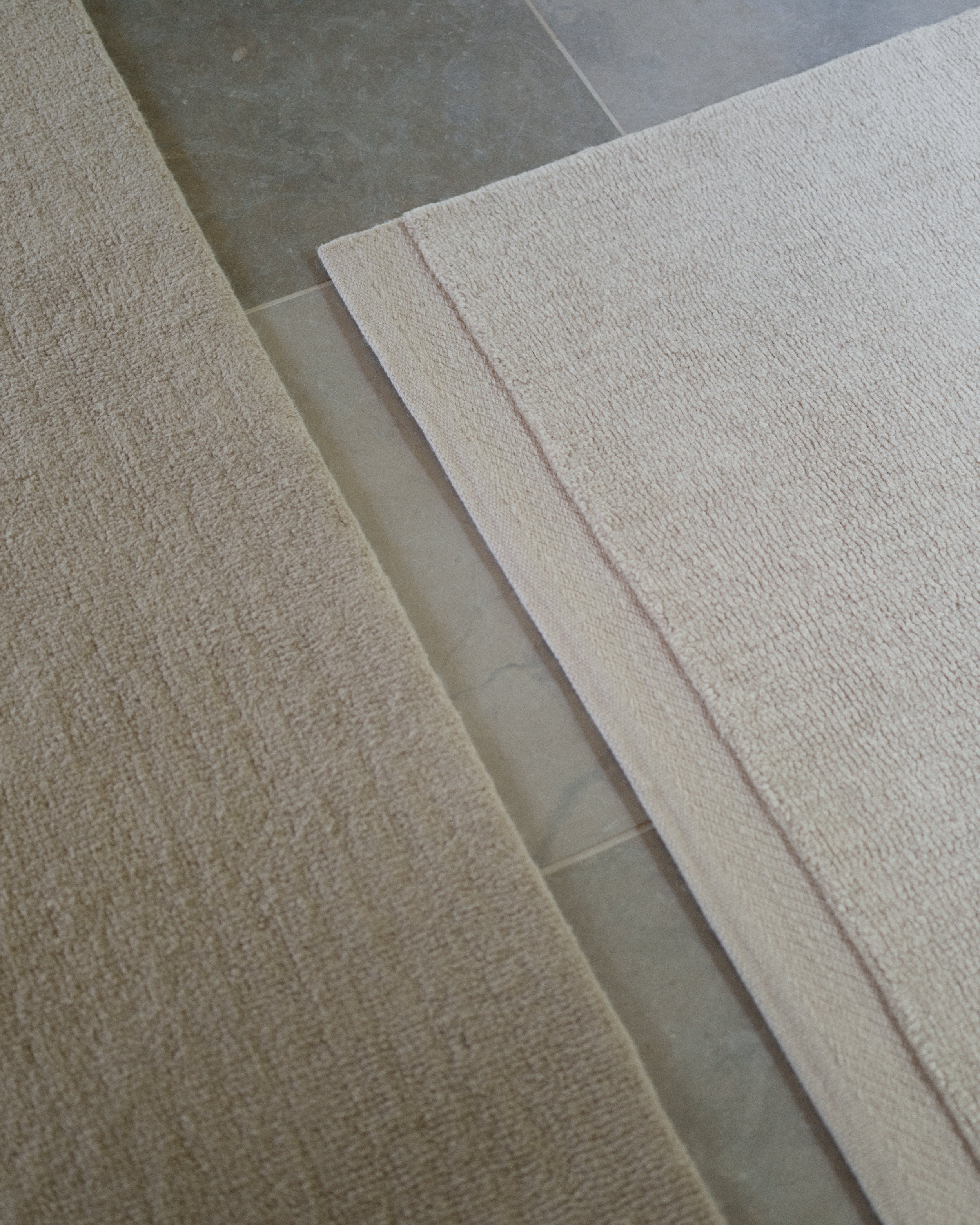 HUSHED FRAME rug light beige