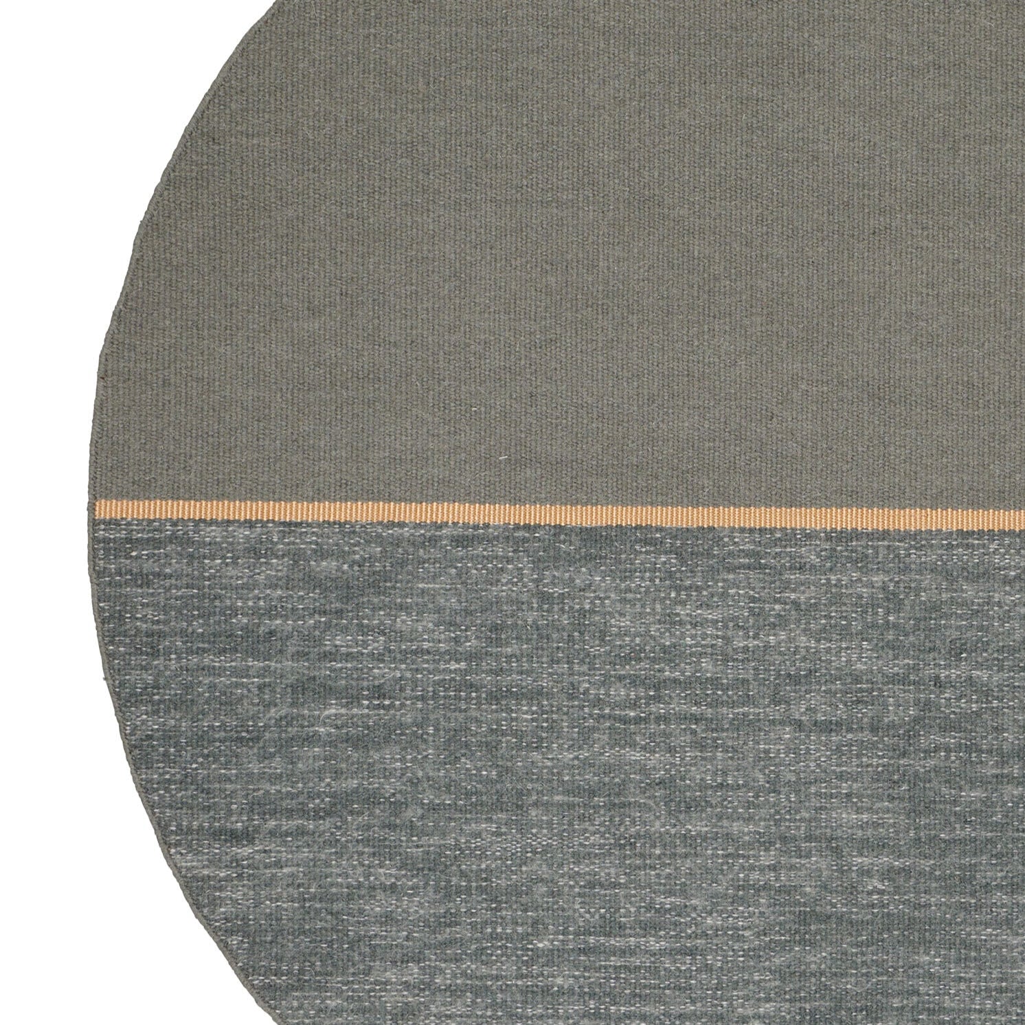 Rundteppich MAGNETIZE schmutziges Grün