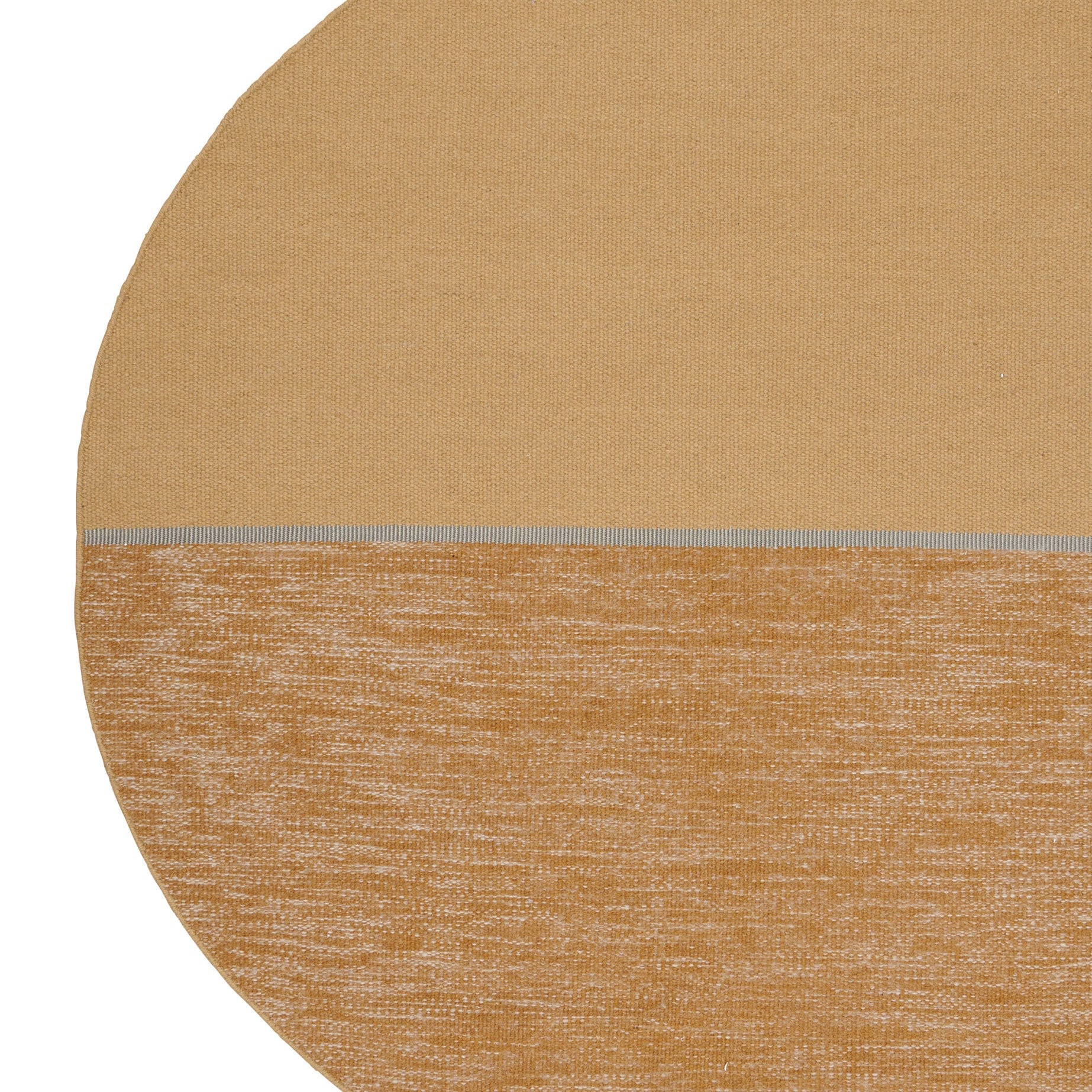 MAGNETIZE yellow round rug