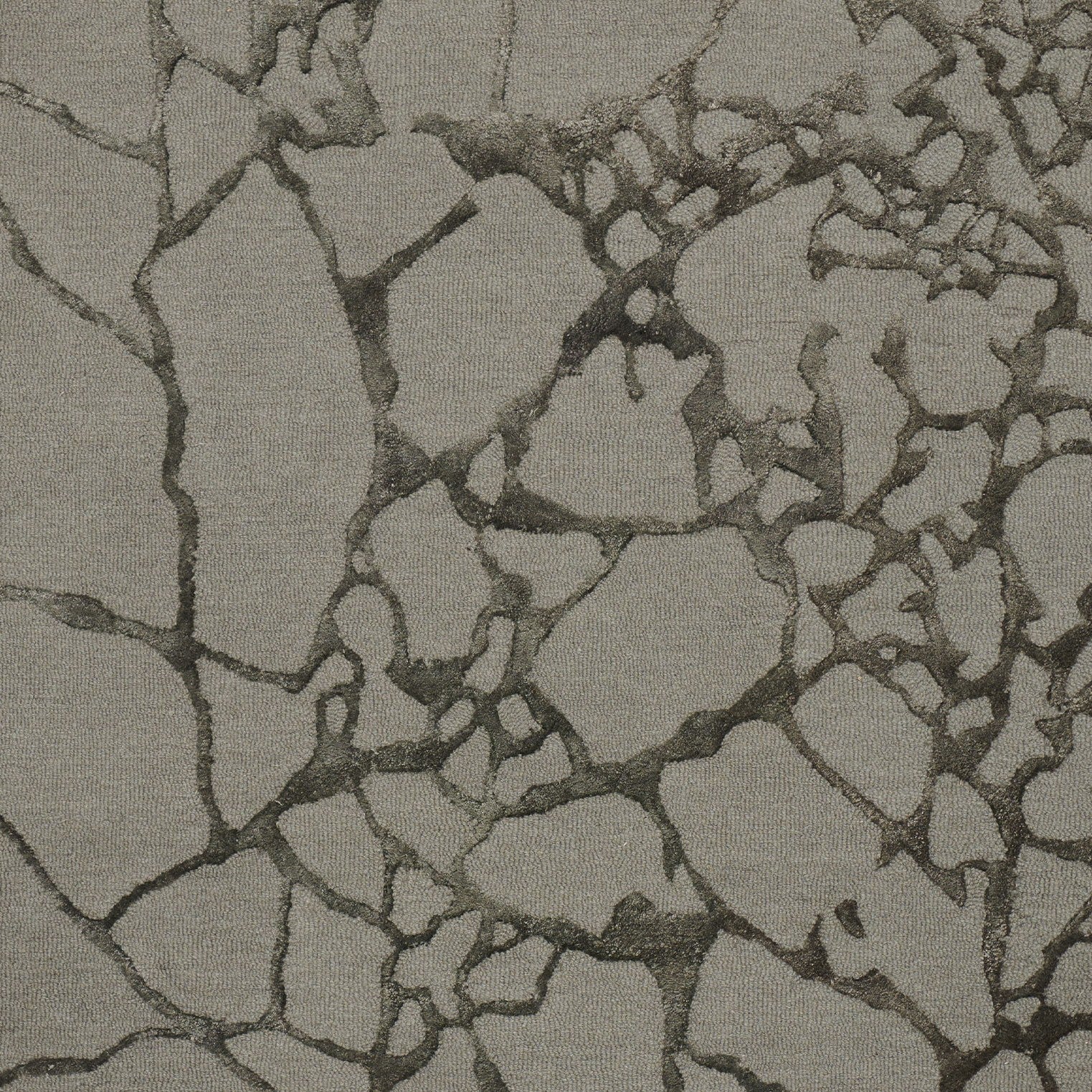 Rundteppich MARMO - GRÜN waldgrün