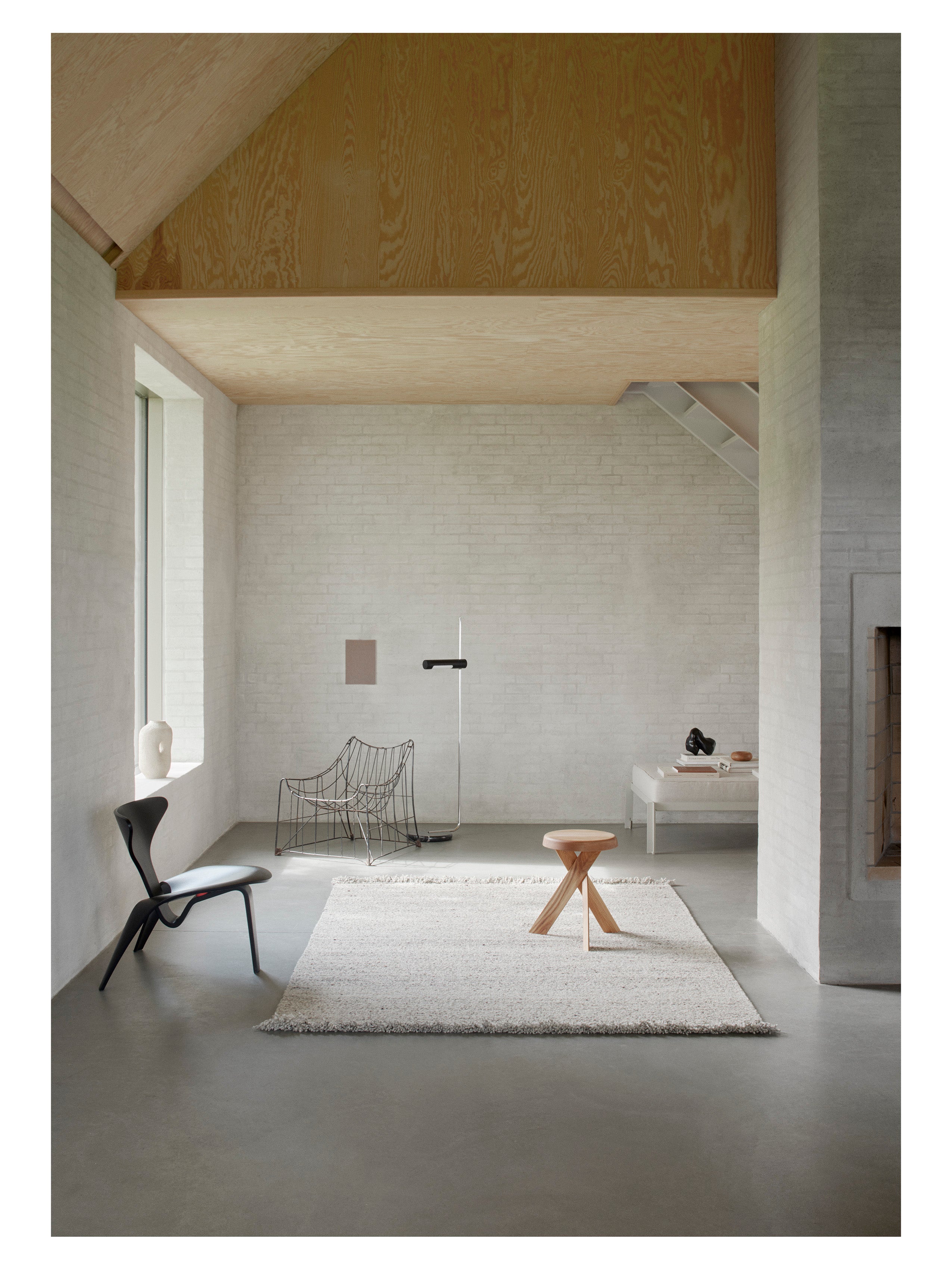 Vloerkleed VREDIGE BALANS grijs