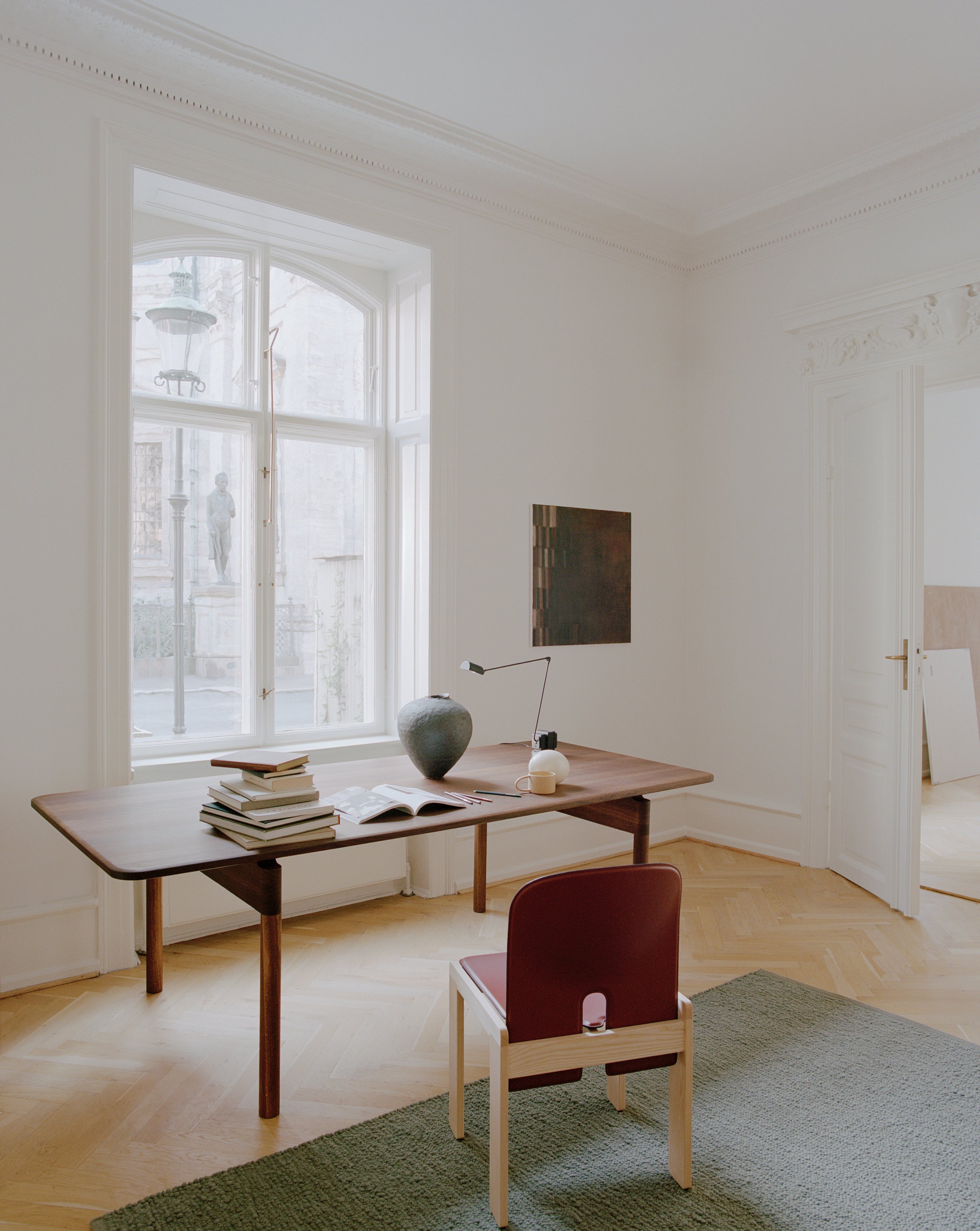 Teppich PEBBLED POEM grün Moos