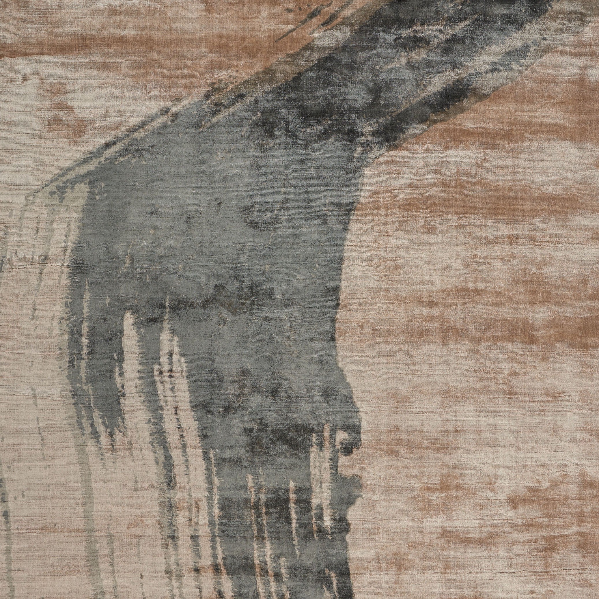 Teppich PENNELLO grau mit beige