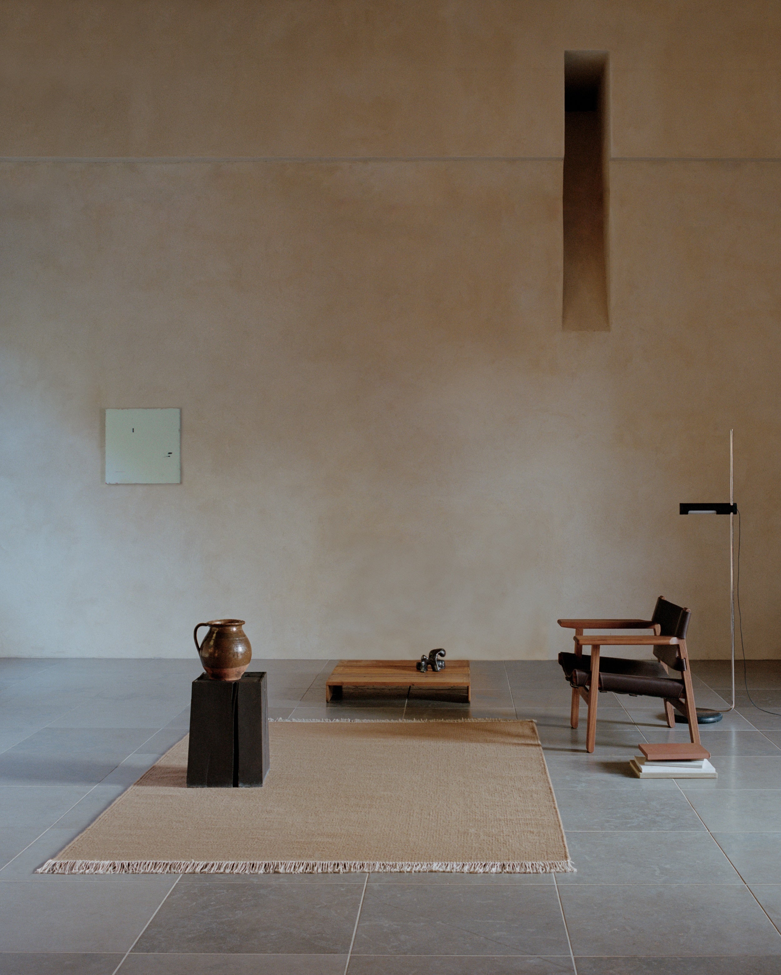 Regenbogen -Sandteppich