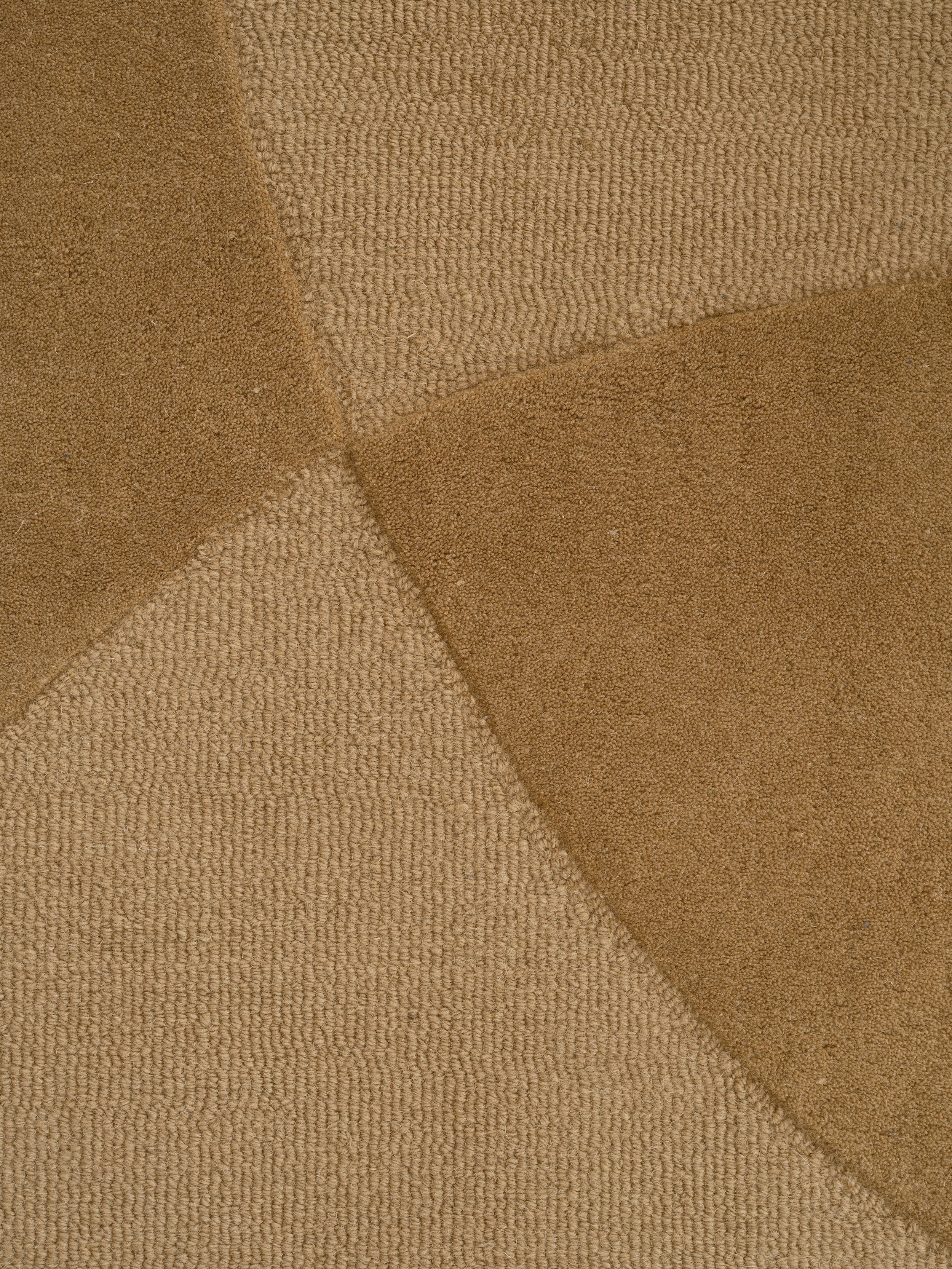 Split plains rug mustard
