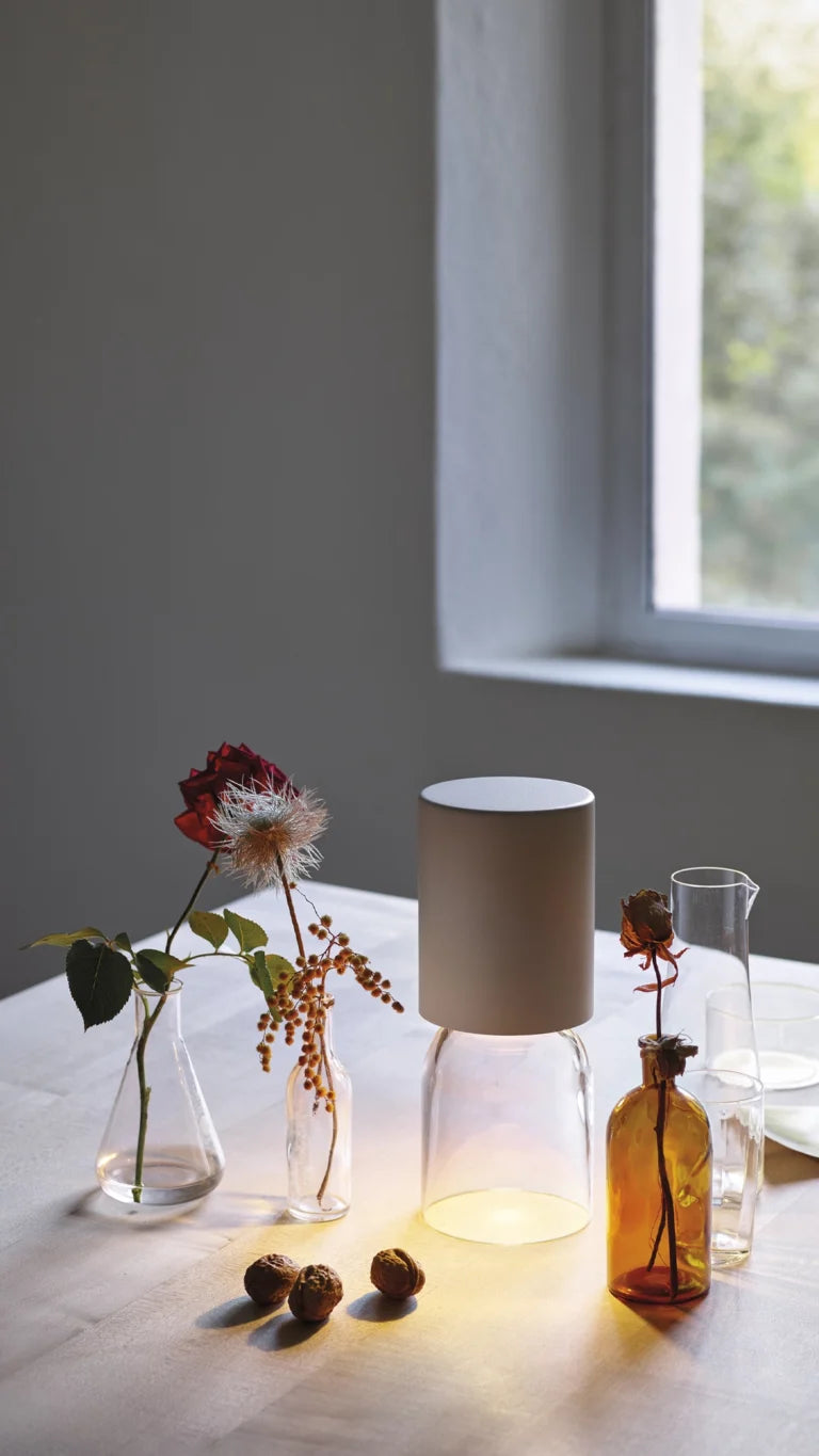 Draagbare lamp NUI MINI wit