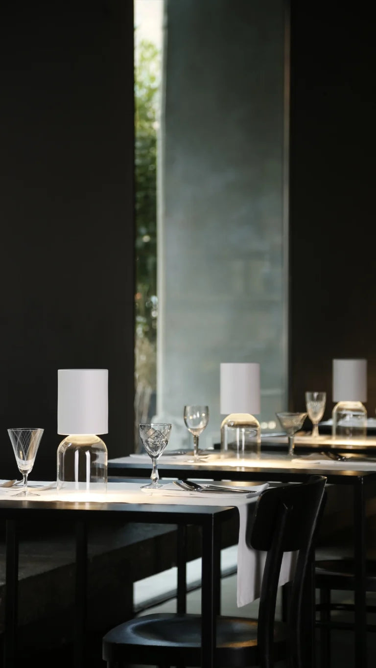 Draagbare lamp NUI MINI wit