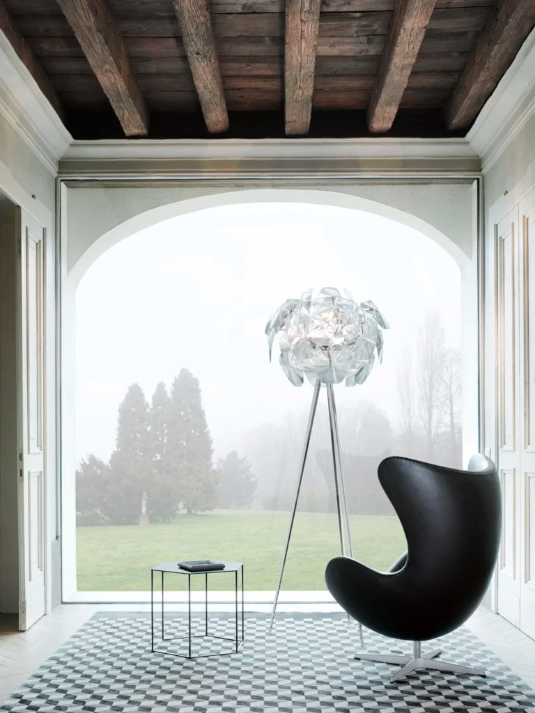 Stehlampe Dreibein HOPE transparent