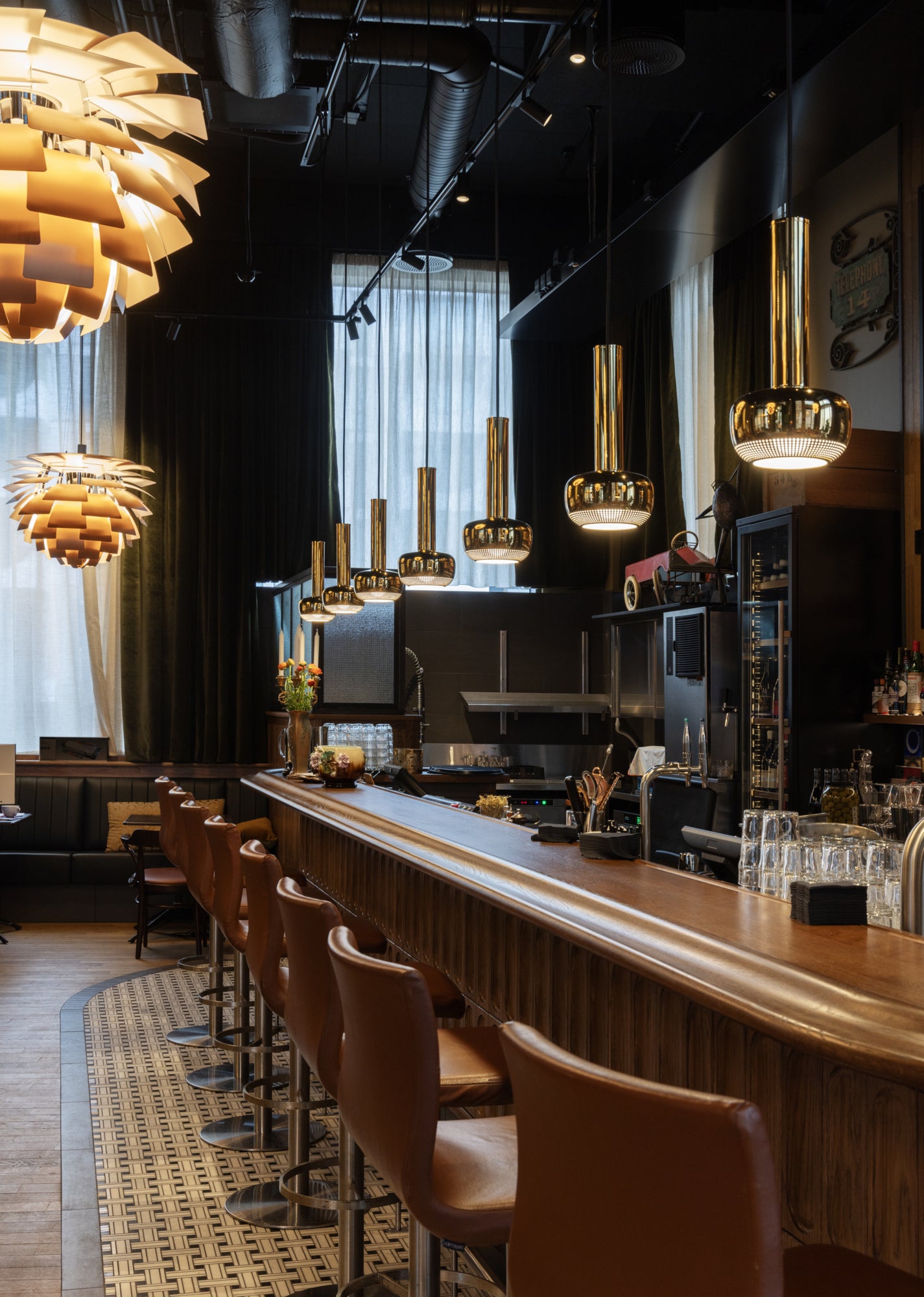 Hanglamp VL 56 gepolijst messing