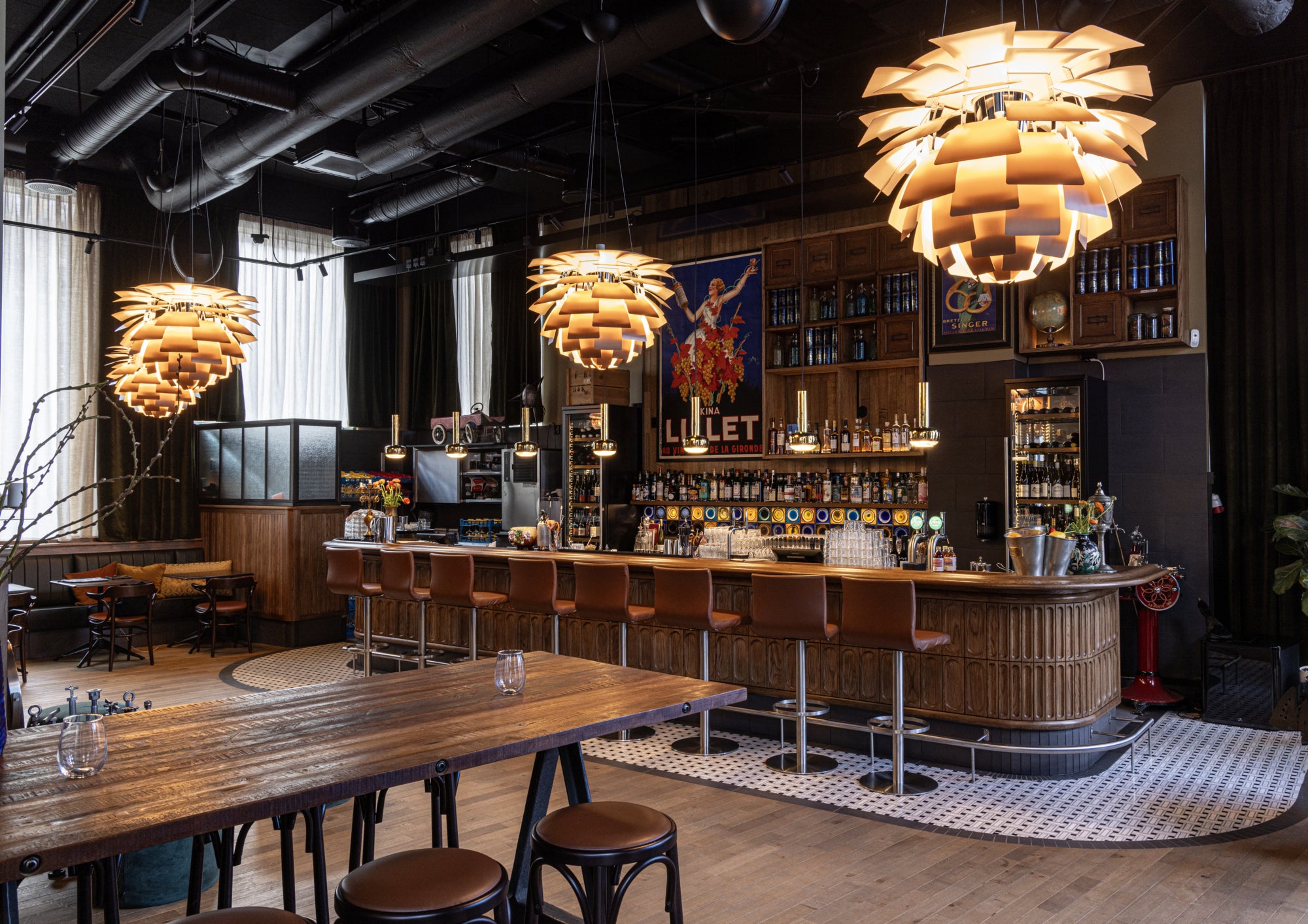 Hanglamp VL 56 gepolijst messing