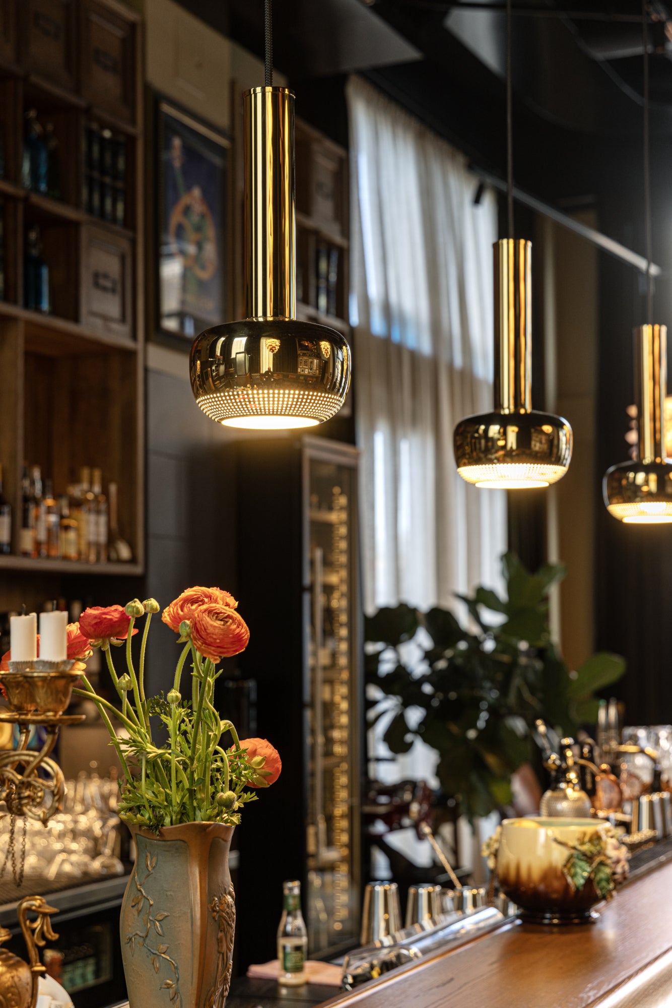 Hanglamp VL 56 gepolijst messing