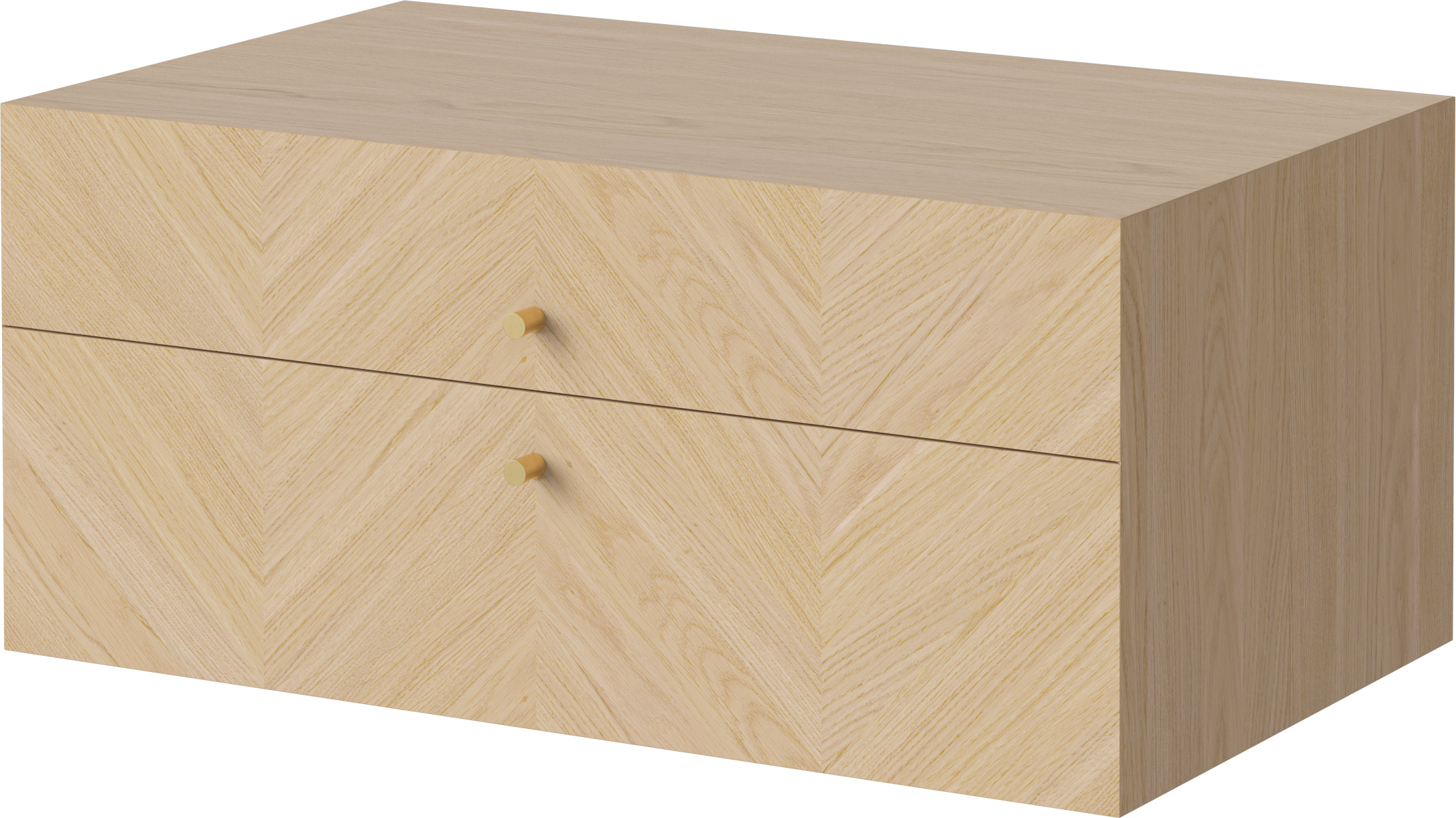 Nachtkastje LUXE gebleekt eikenhout