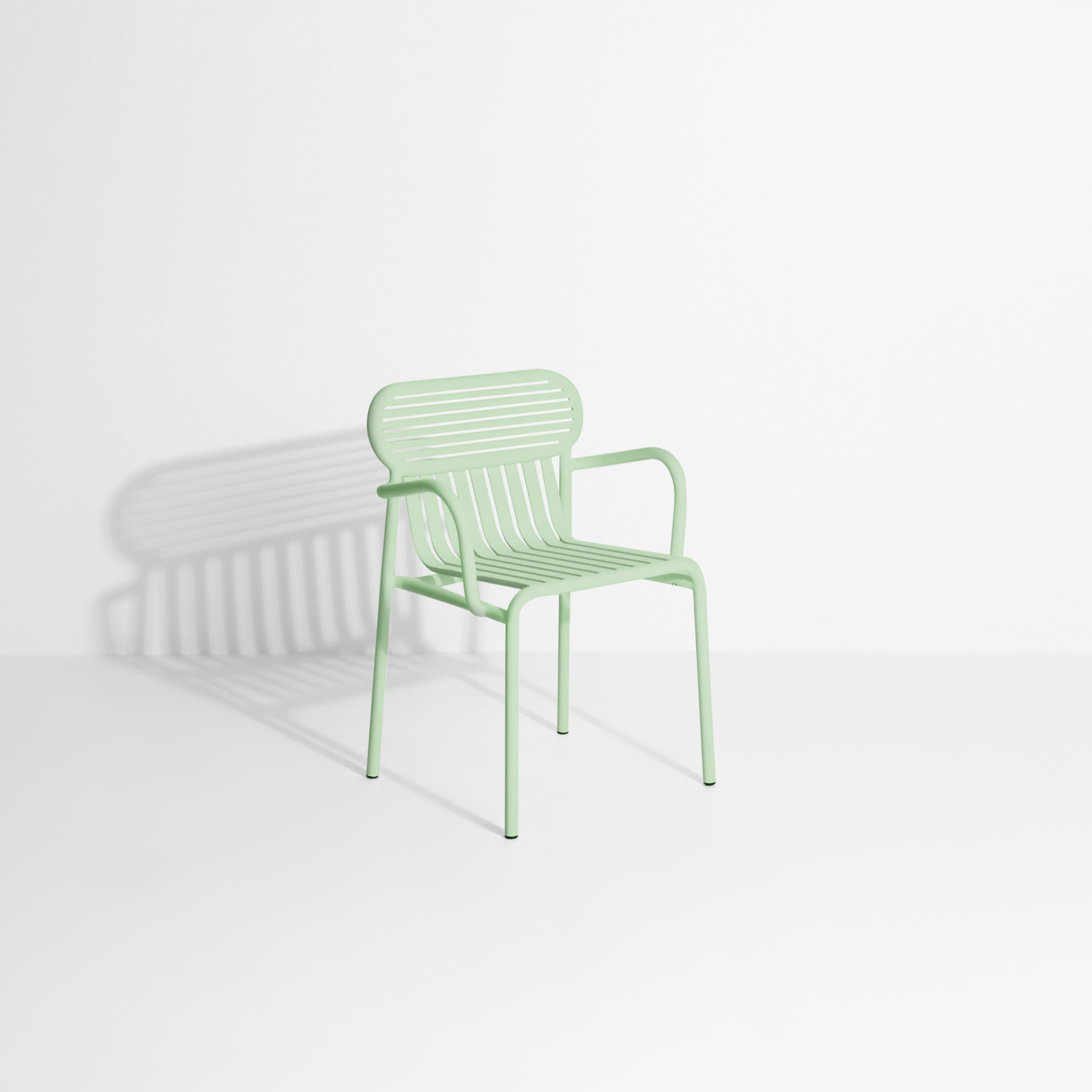 Tuinstoel met armleuningen WEEK-END pastelgroen
